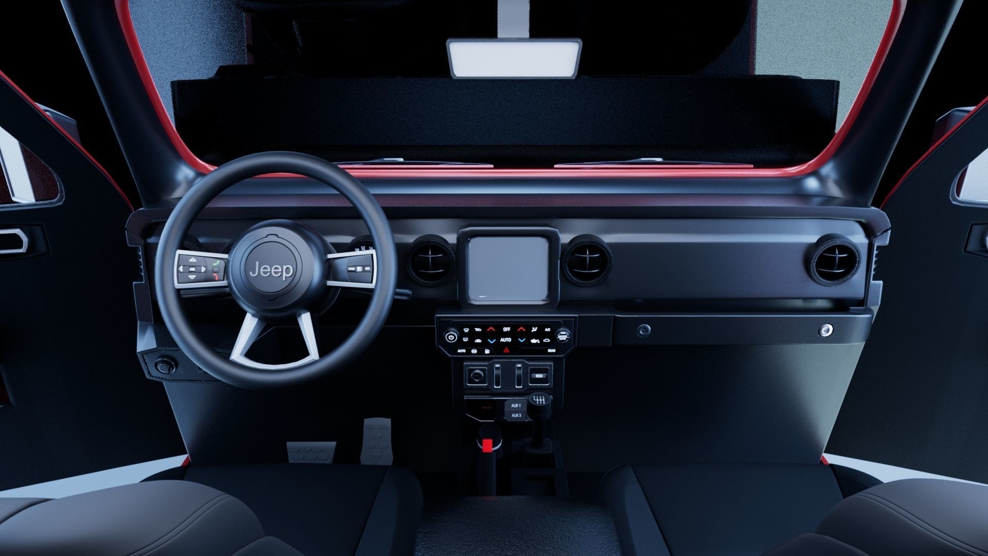 Jeep Gladiator 3D model_7