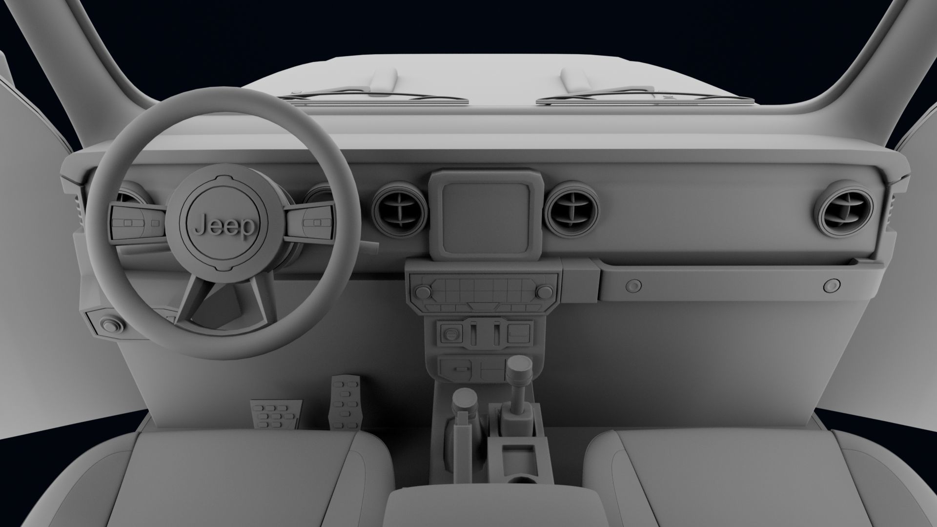 Jeep Gladiator 3D model_13