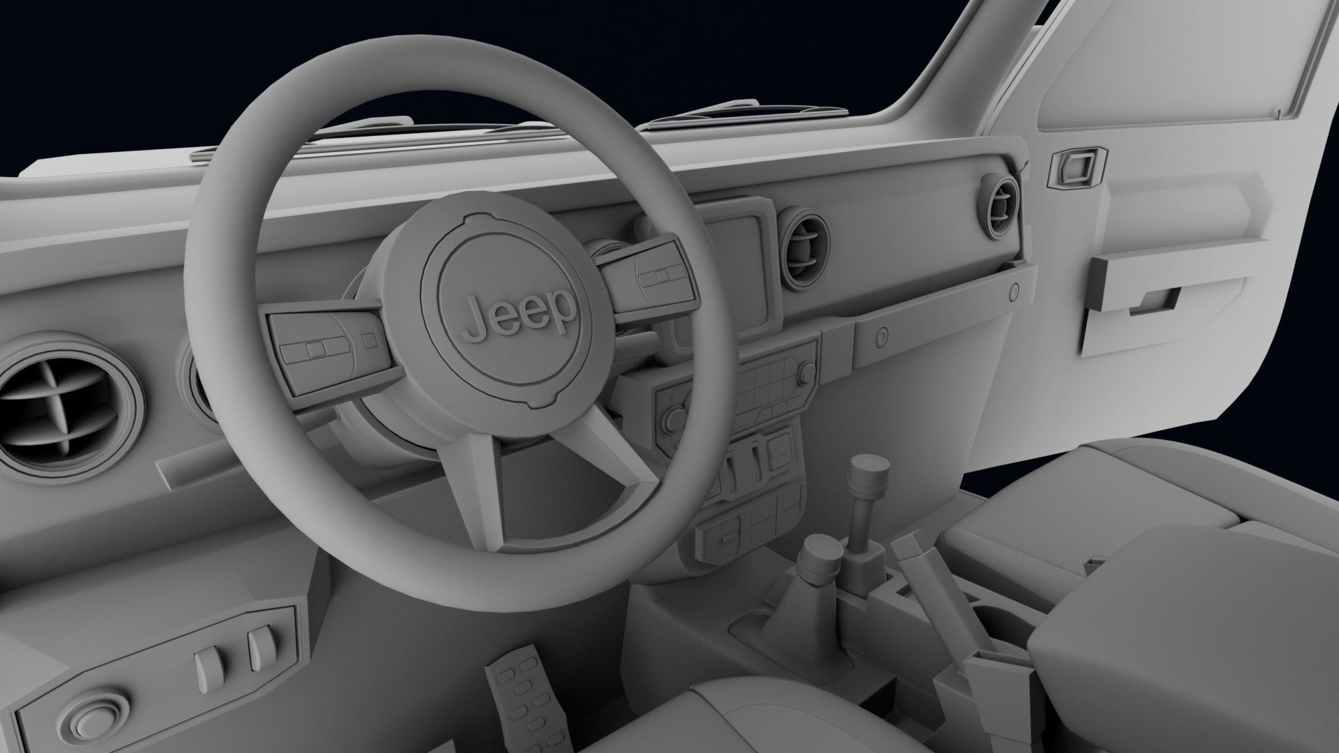Jeep Gladiator 3D model_11