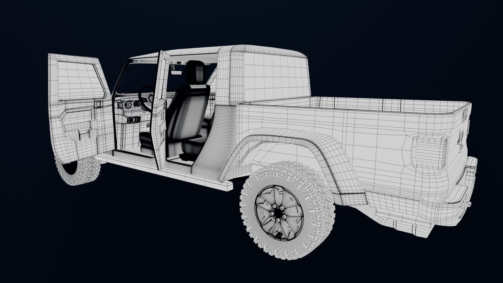 Jeep Gladiator 3D model_21