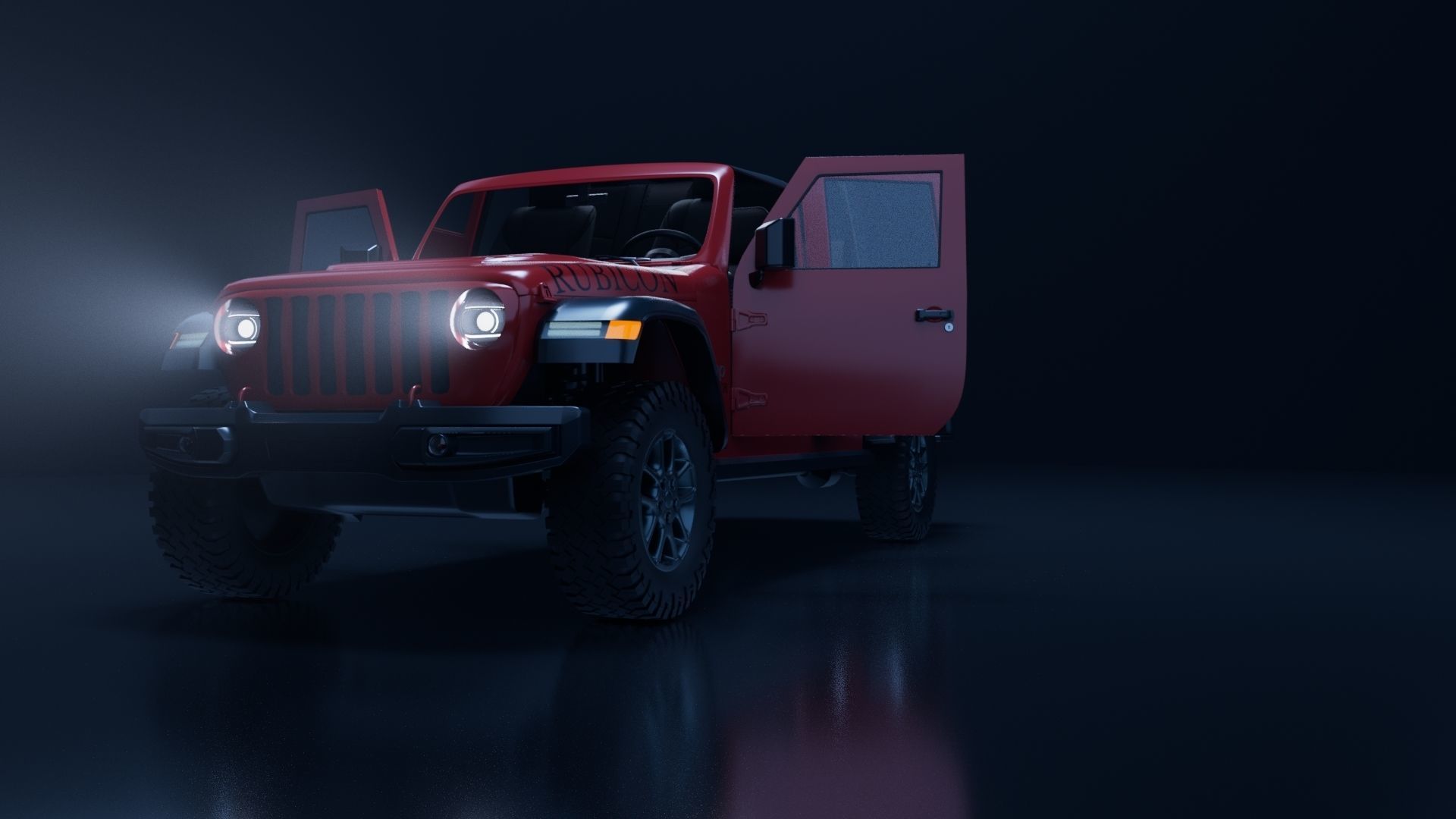 Jeep Gladiator 3D model_3