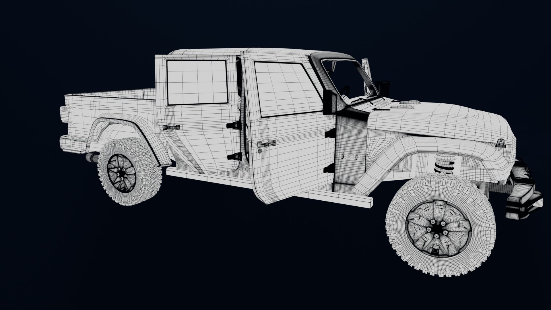 Jeep Gladiator 3D model_23