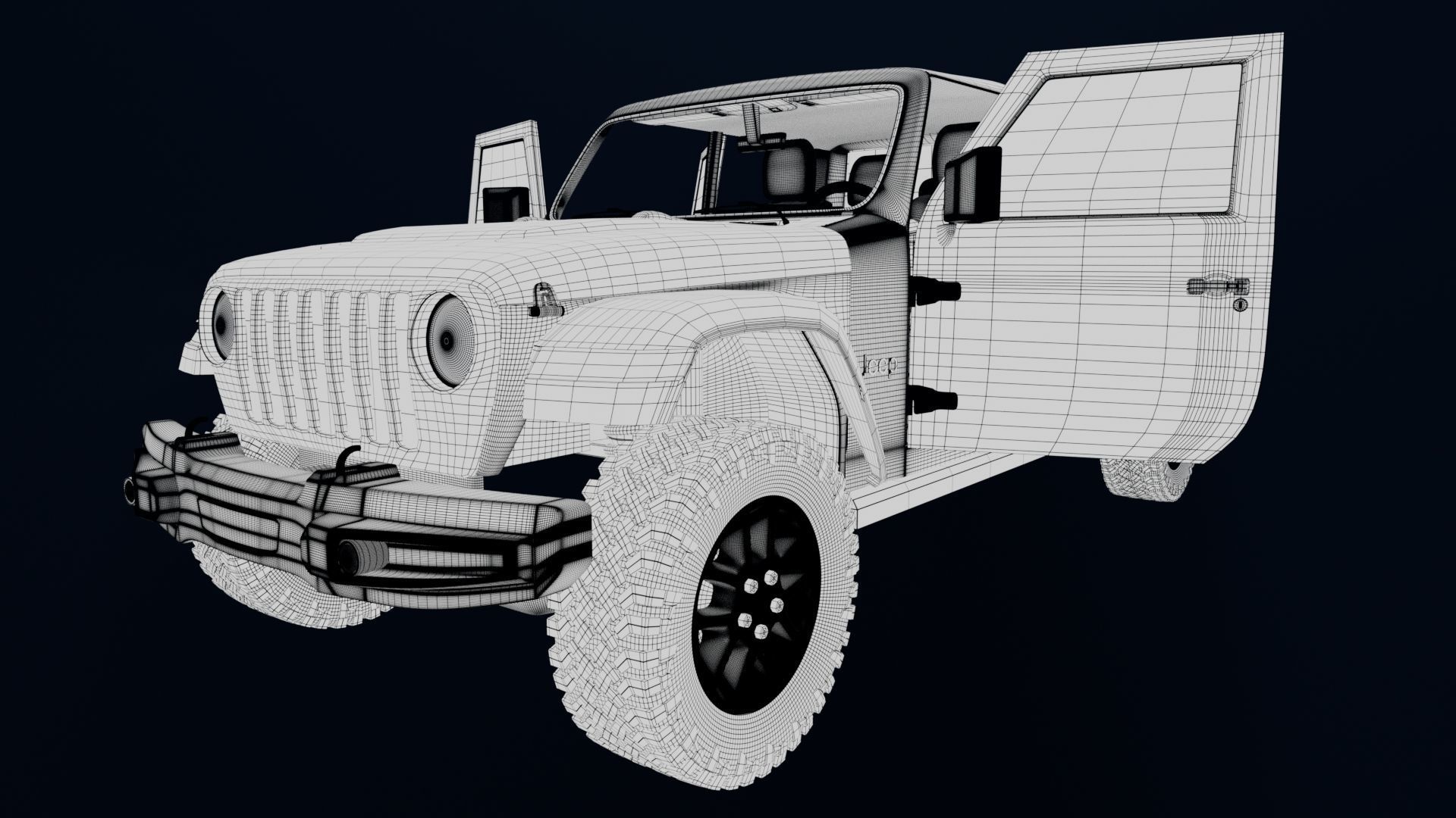 Jeep Gladiator 3D model_22