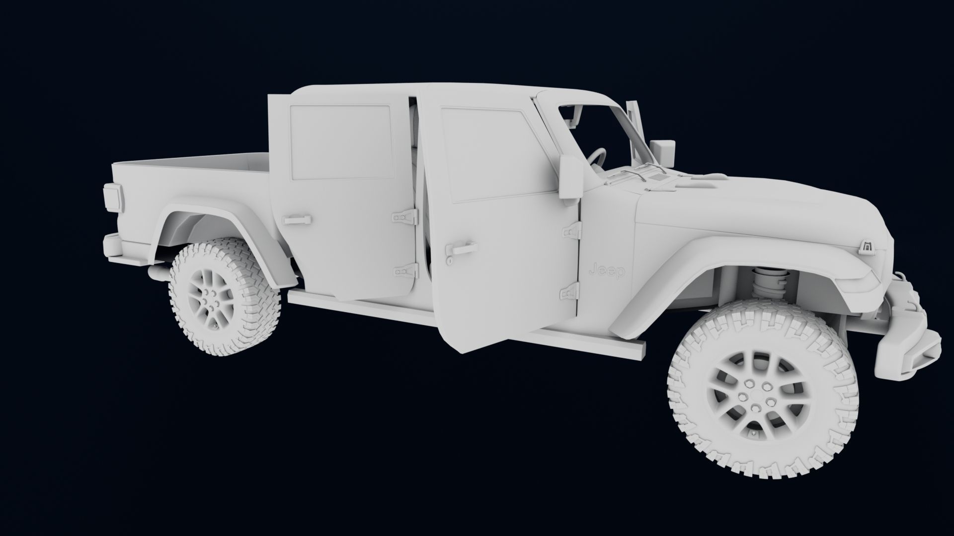 Jeep Gladiator 3D model_16