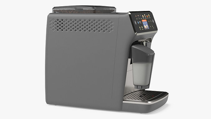 Automatic Espresso Machine Grey in Working Order 3D model 6