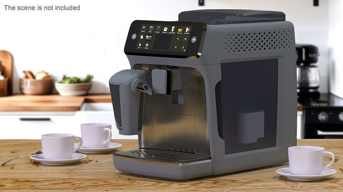 Automatic Espresso Machine Grey in Working Order 3D model