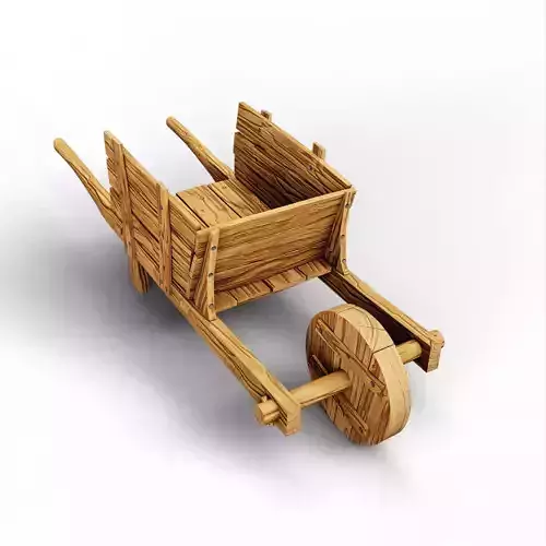 Wheelbarrow from Wood
