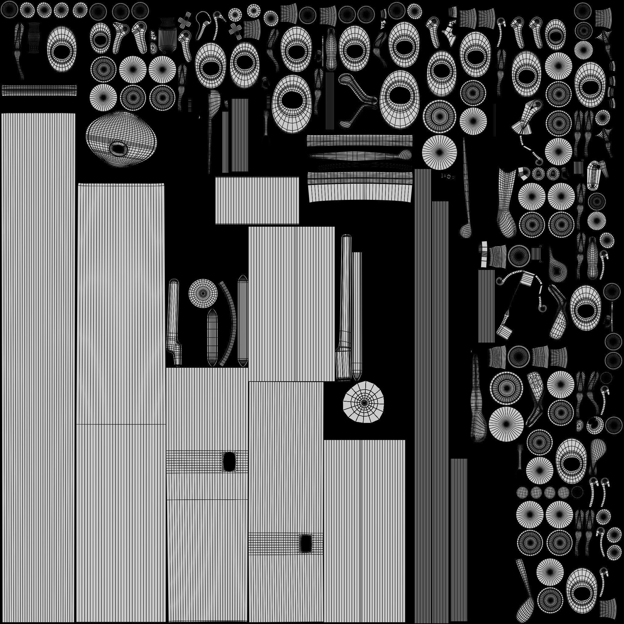 Flute Copper Black Silver 3D model_9