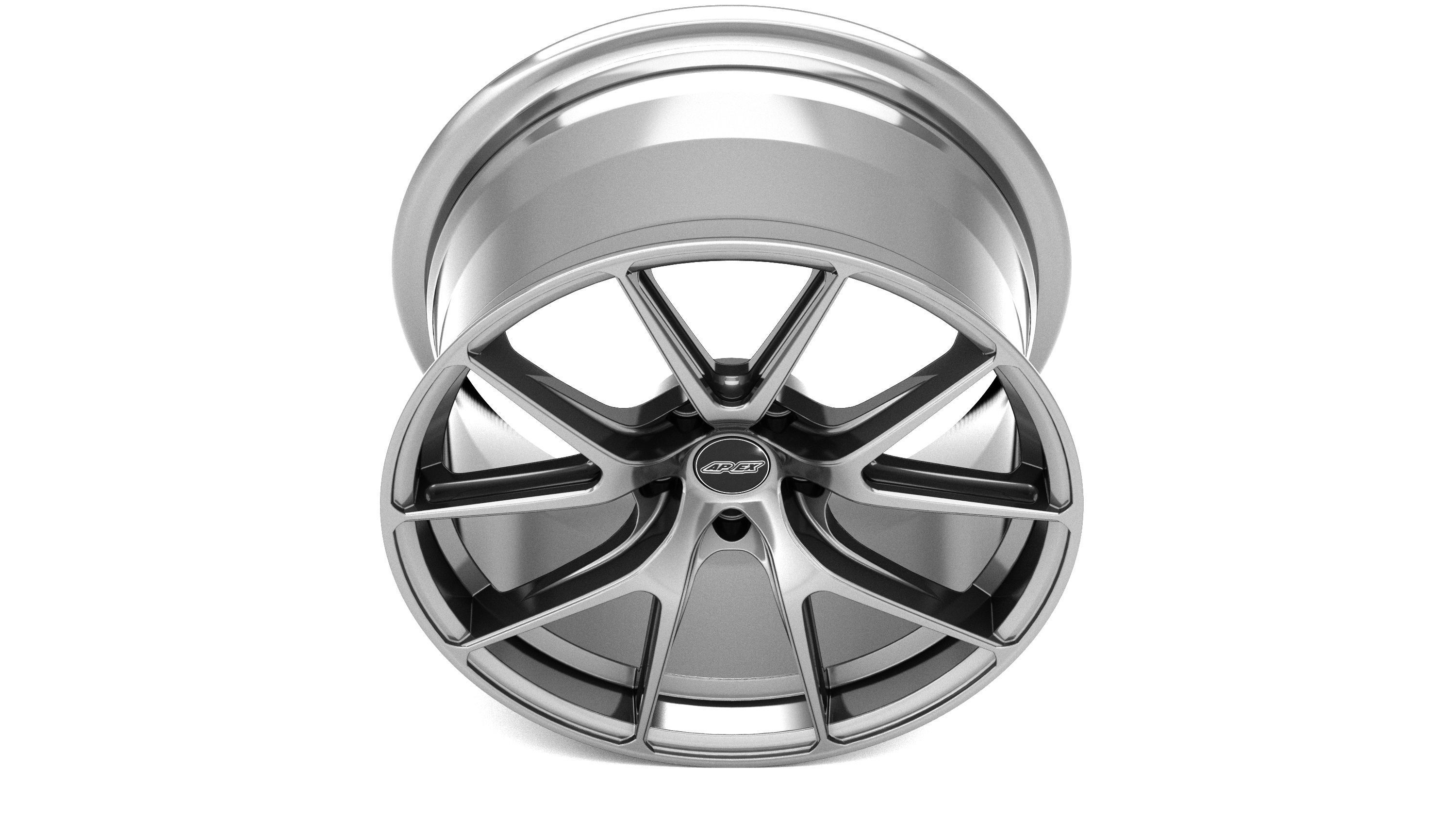 Apex VS-5RS Wheels 3D model_6
