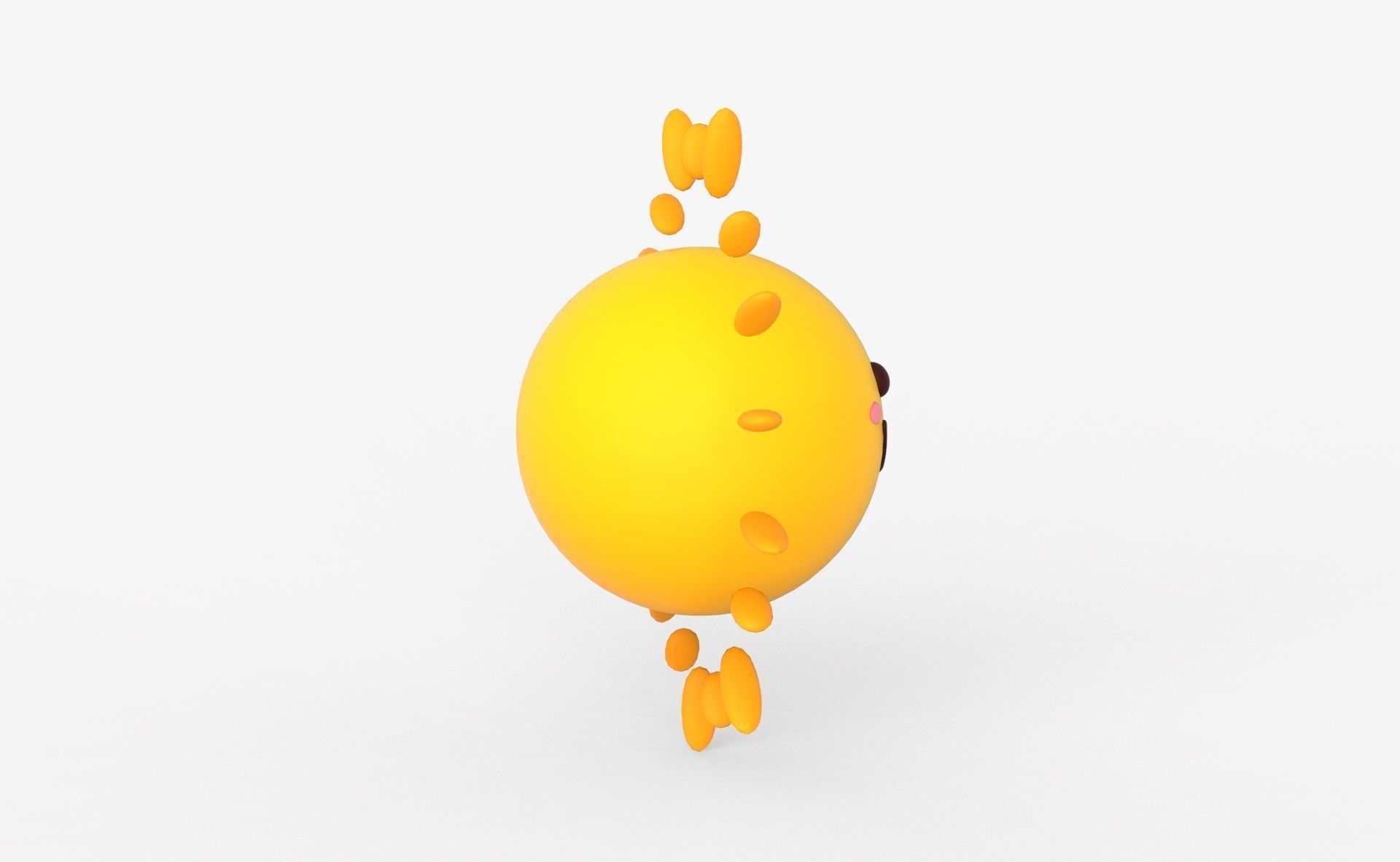 Prop89 Sun Low-poly 3D model_14