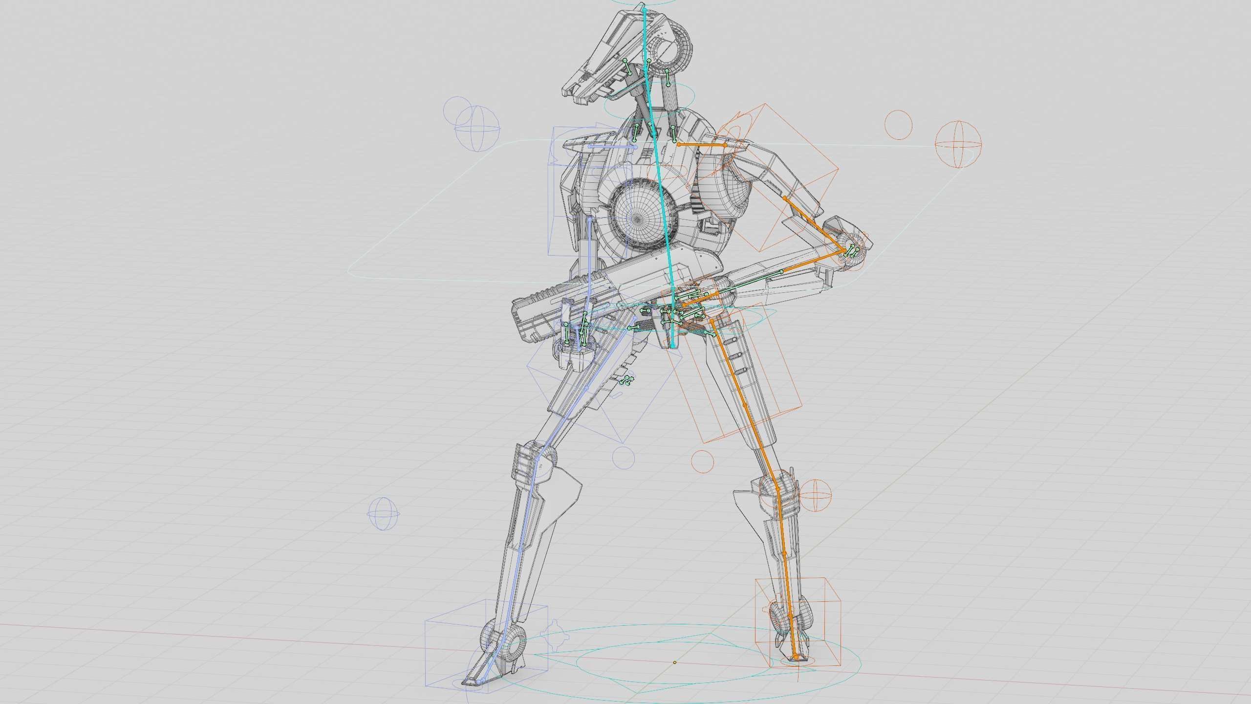 BATTLE DROID V-30  Rigged for Unreal Engine - Unity - MIXAMO  3D model_40