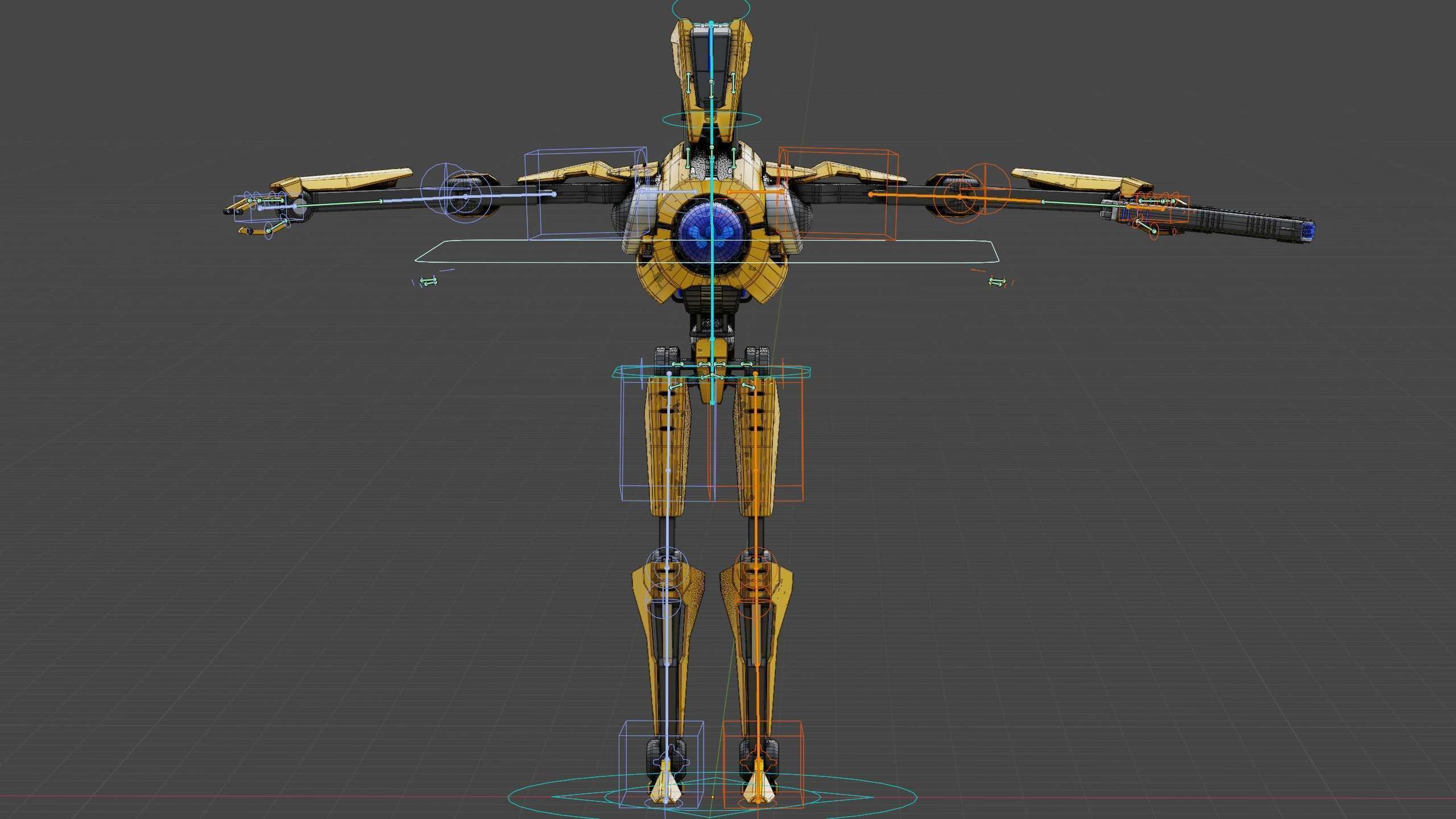 BATTLE DROID V-30  Rigged for Unreal Engine - Unity - MIXAMO  3D model_39