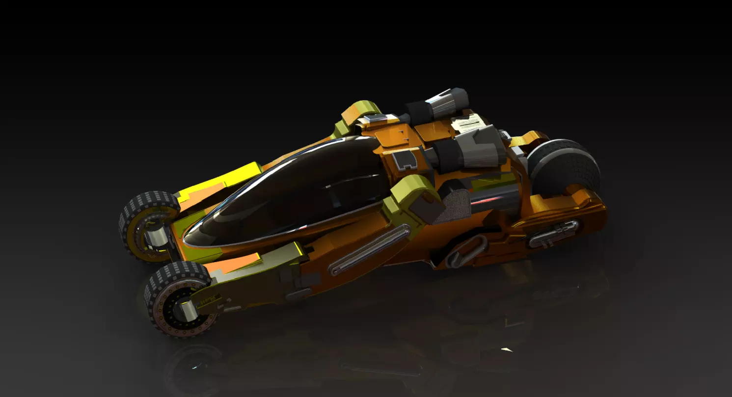 Bujji from kalki 2898AD 3D model_0