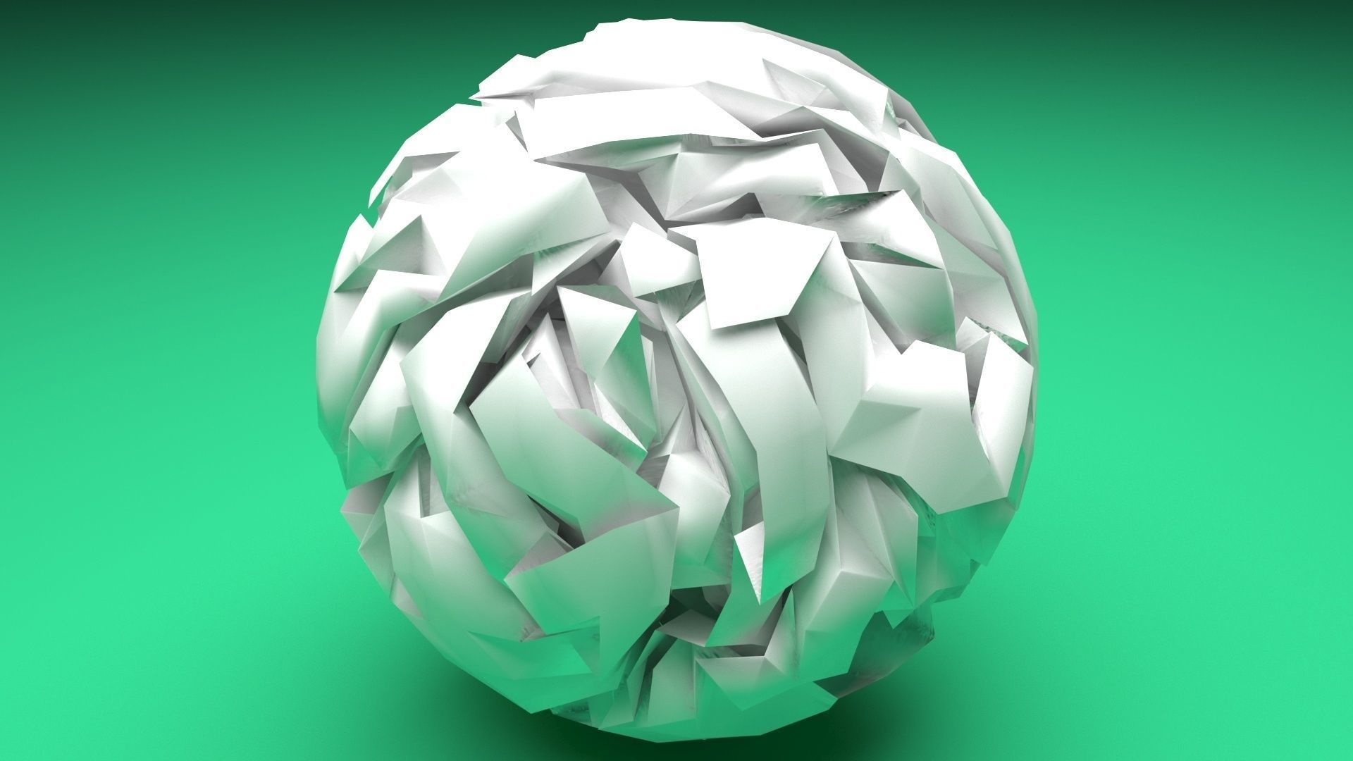 Crumpled Paper 3D model_22