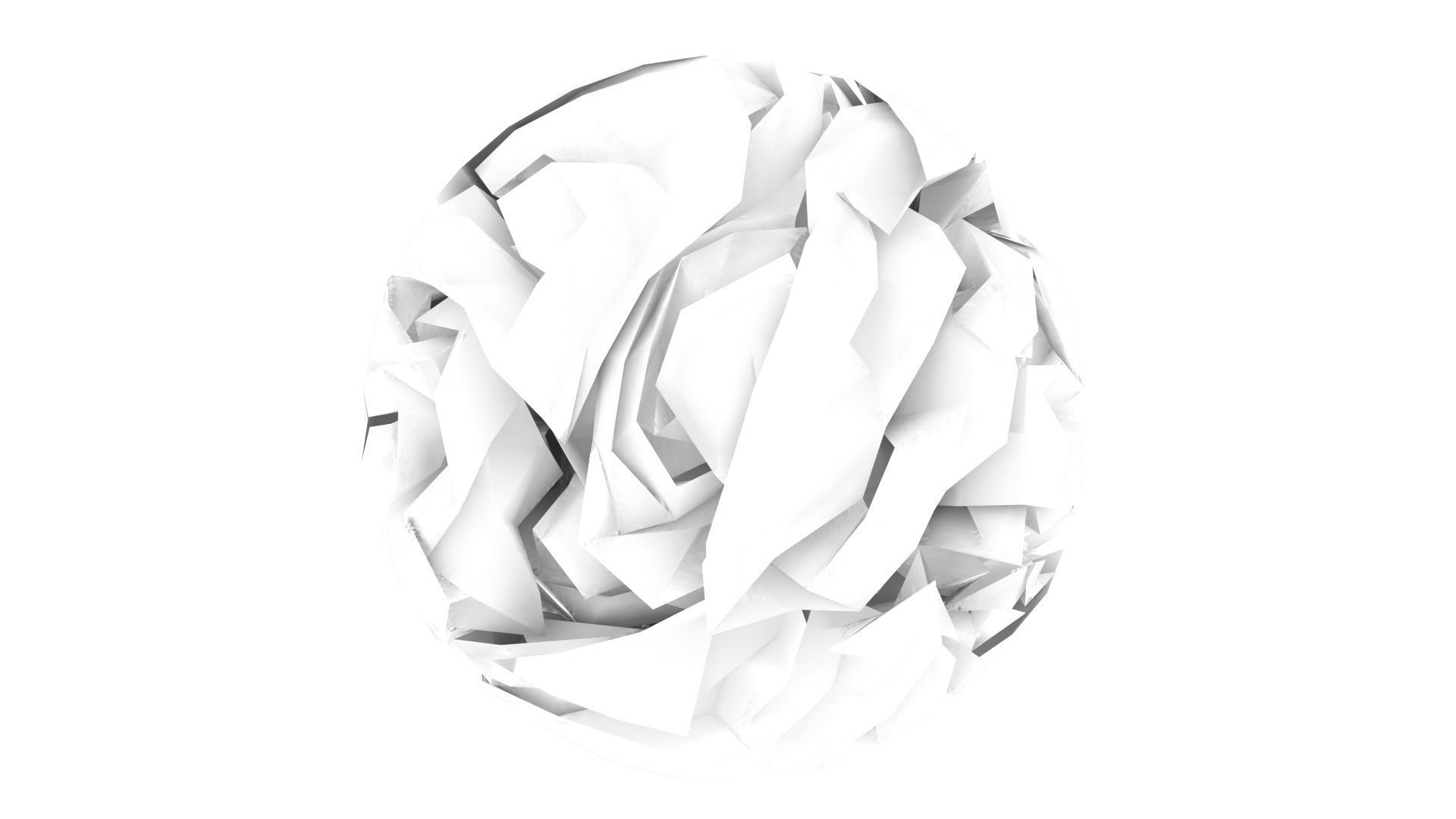 Crumpled Paper 3D model_3