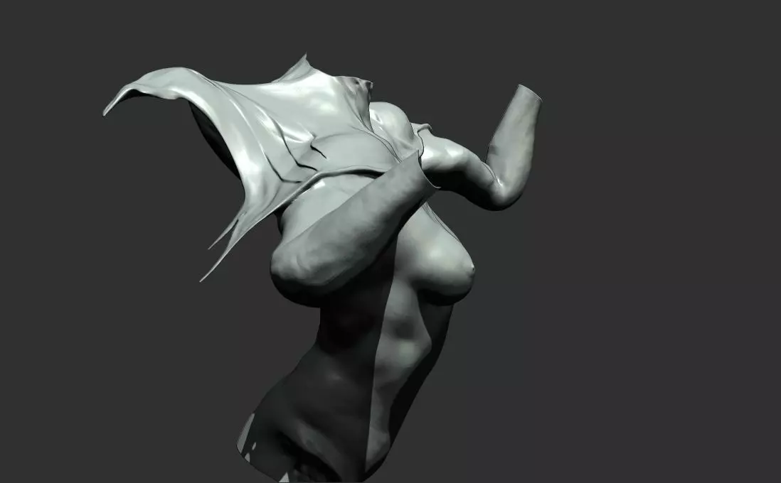 body creature 3D model_0