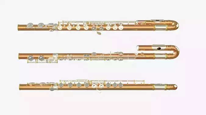 Curved Flute Copper Barss