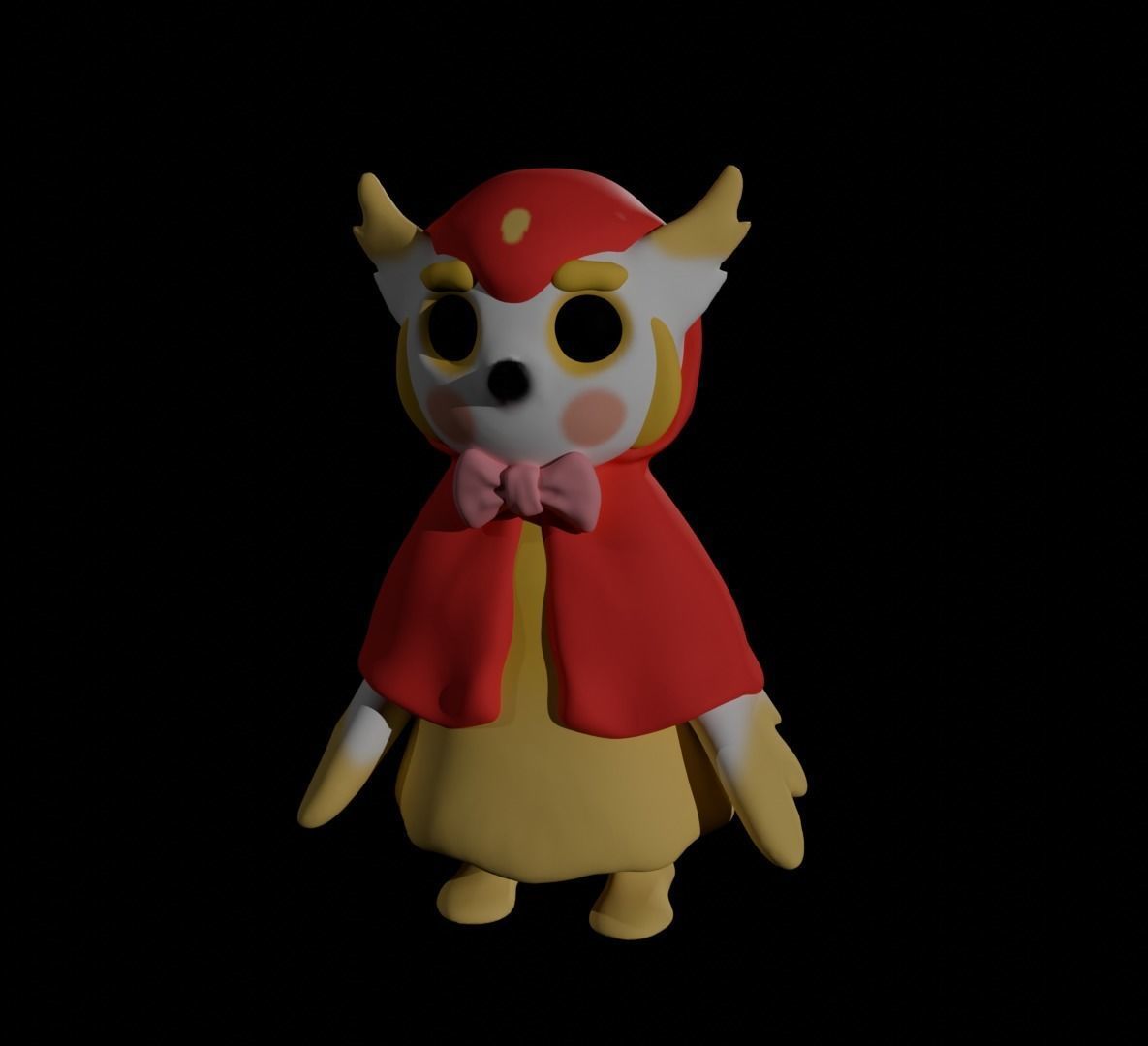 owl 3d model 3D print model_4