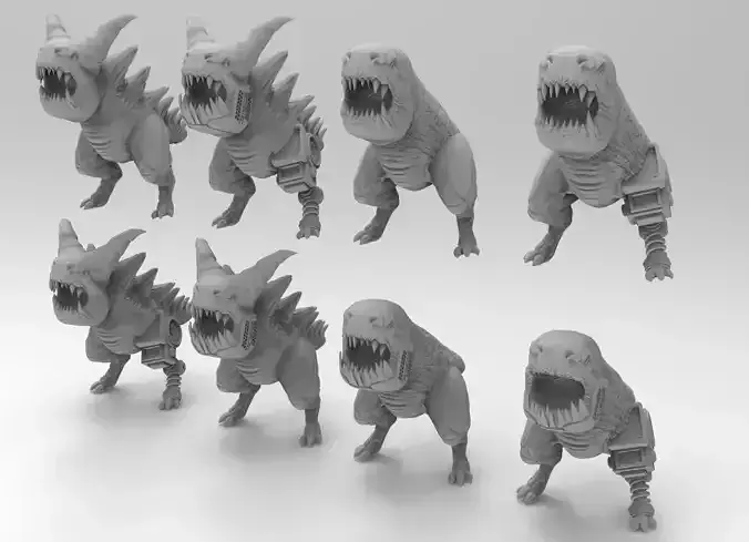 GARRAPATO PRINTING 3D WARHAMMER 40K ORKS 3D print model