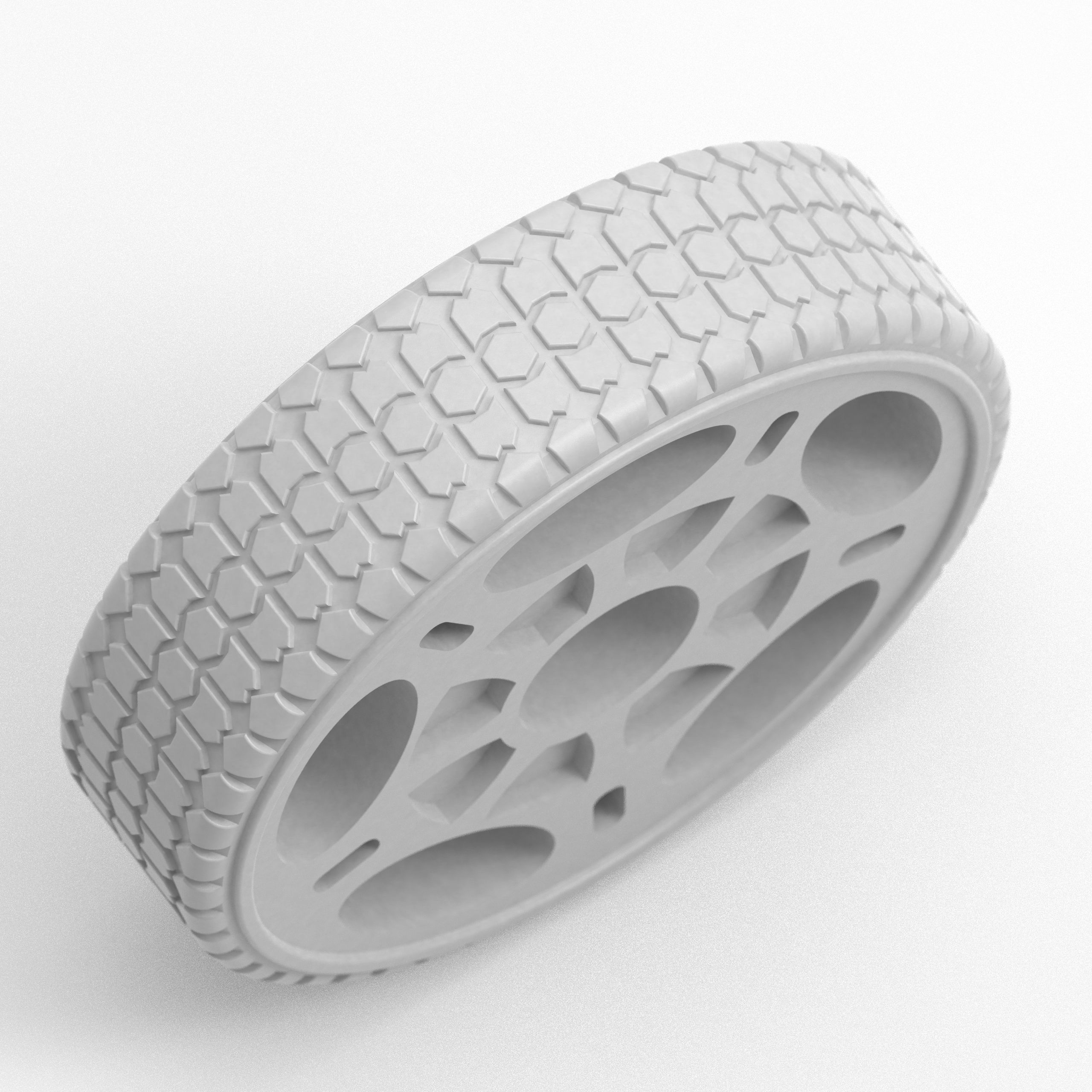 Multipurpose Wheel 2  The Ultimate Wheel for Autonomous Vehicles 3D print model_3