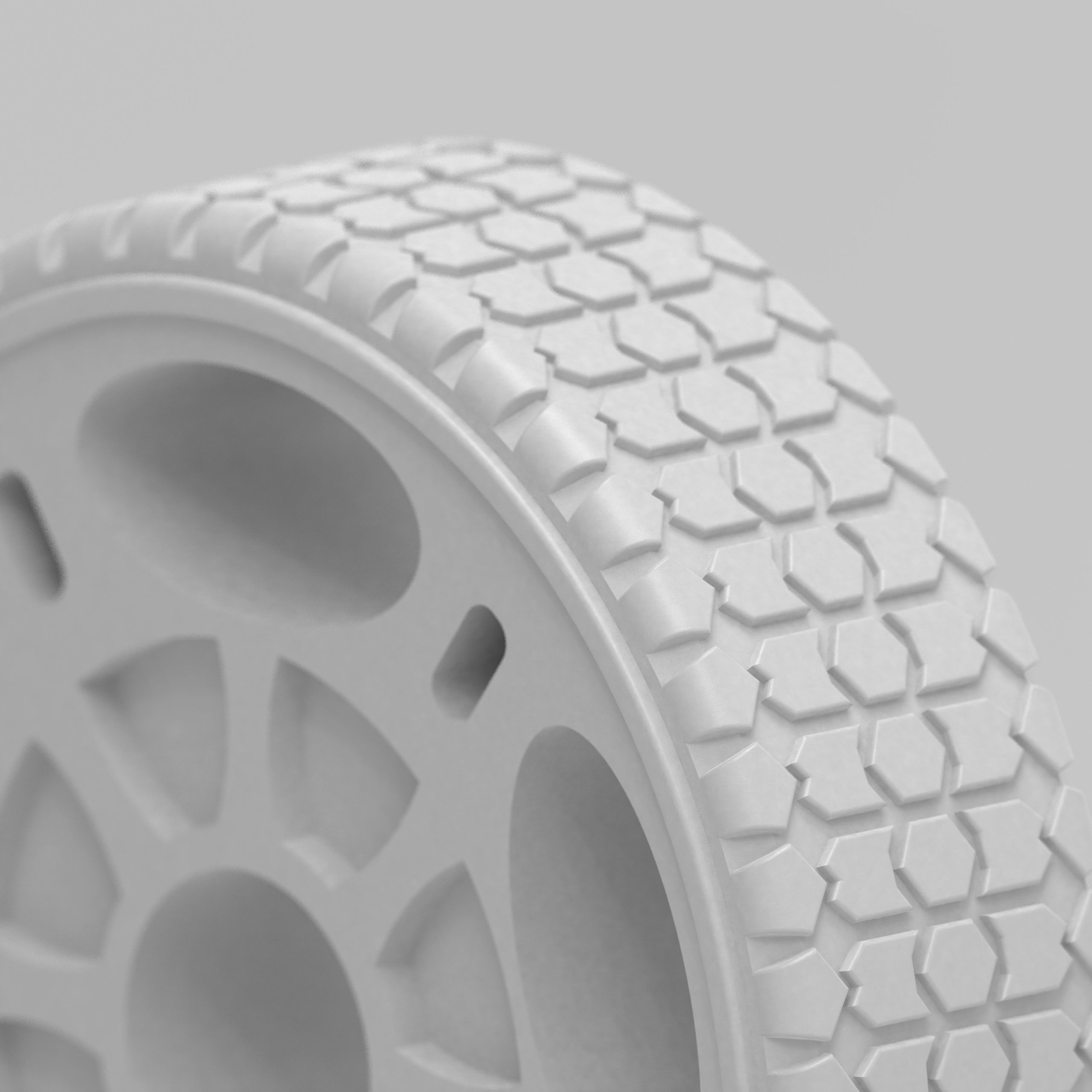 Multipurpose Wheel 2  The Ultimate Wheel for Autonomous Vehicles 3D print model_1