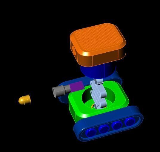 Tank toy for kids 3D print model_1