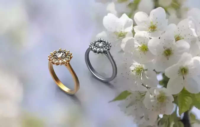 Diana Ring  printable 3D model 