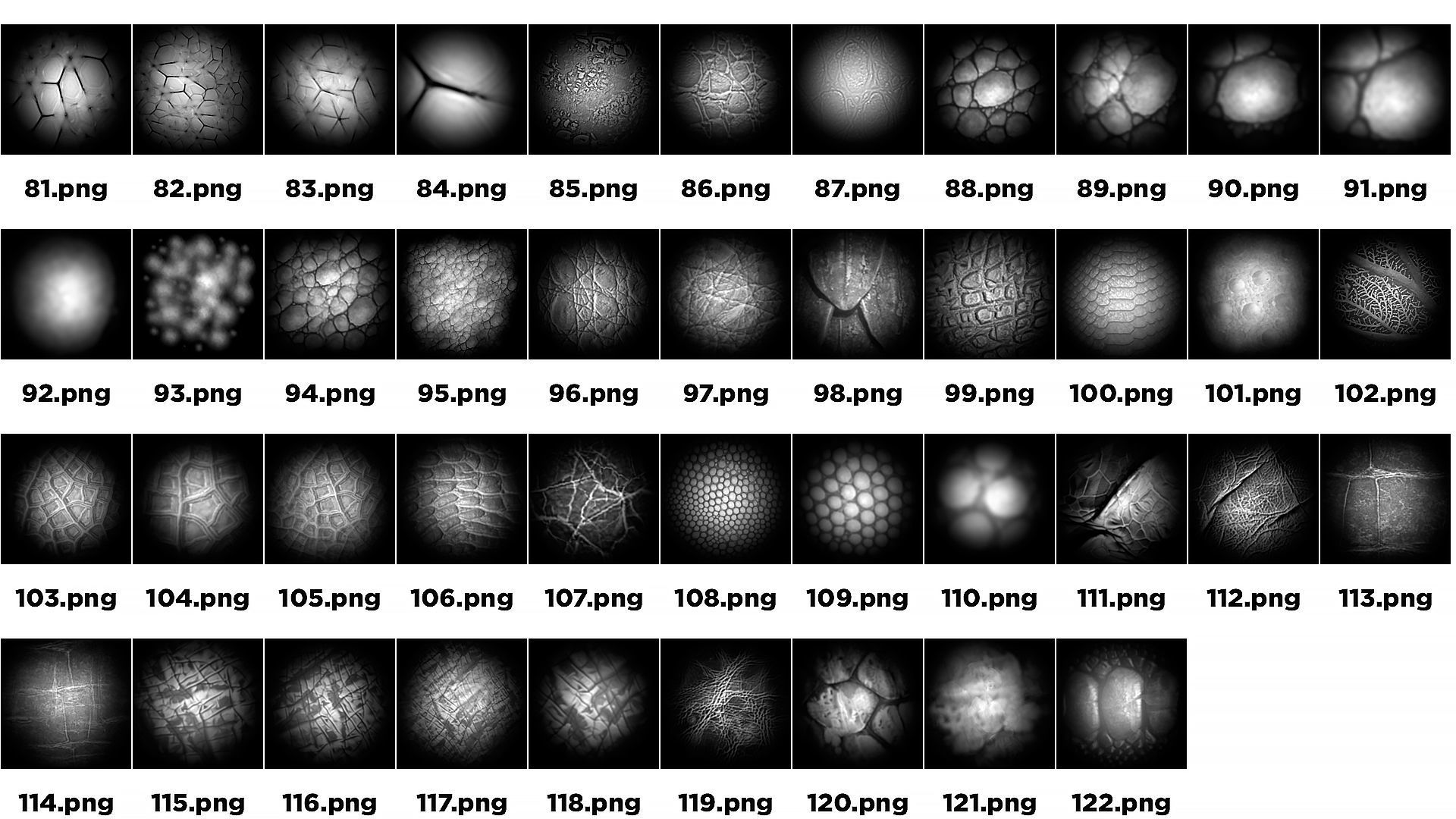 122 Skin Alpha Brushes For Creature And Character 3D model_10