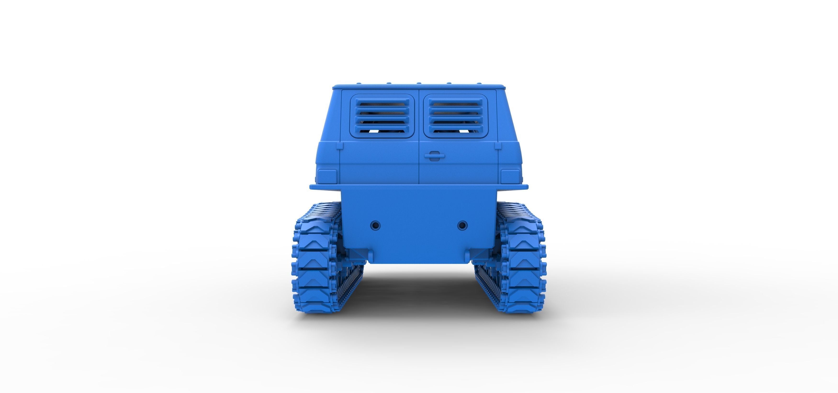 Vintage Monster tank Version 3 Scale 1 to 25 3D print model_41