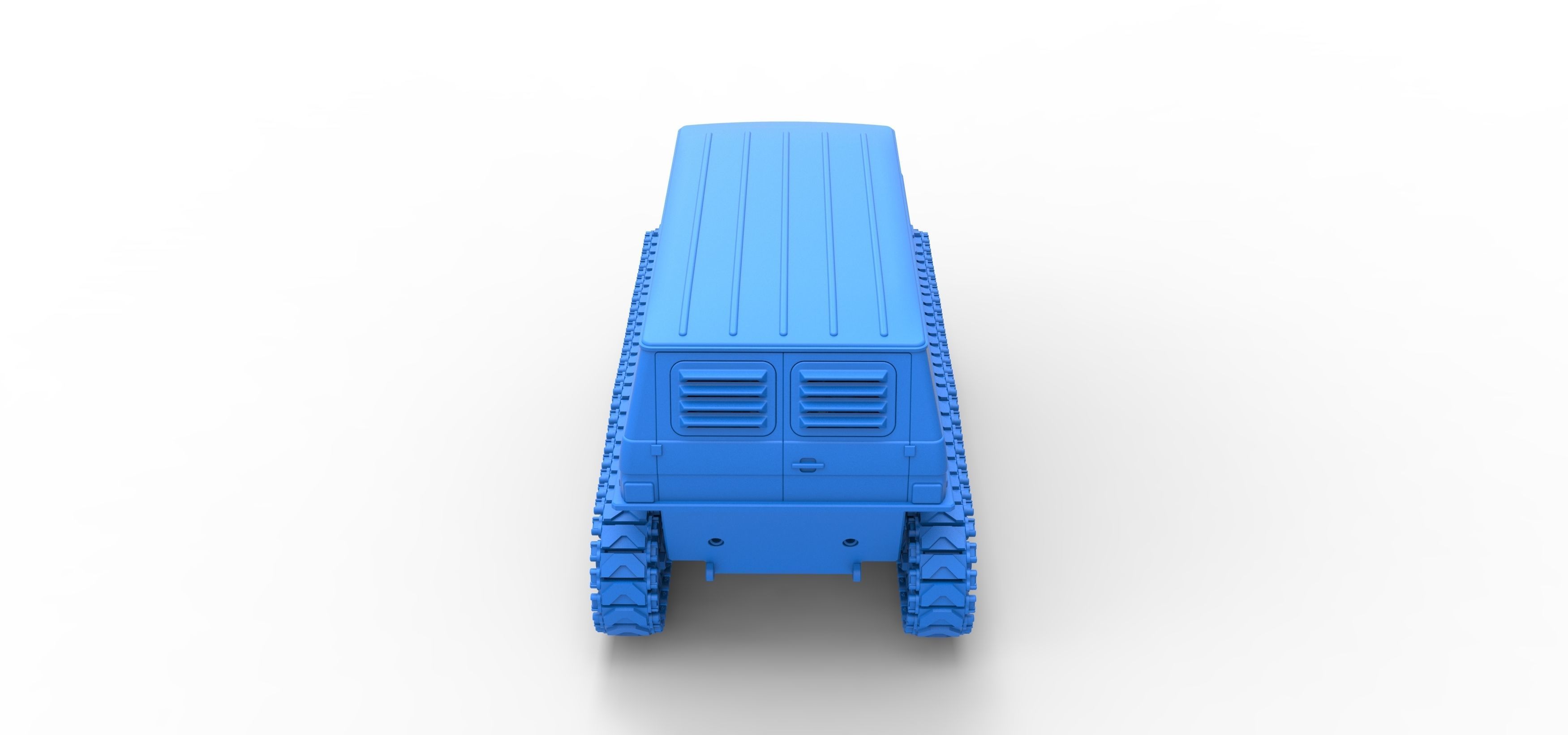 Vintage Monster tank Version 3 Scale 1 to 25 3D print model_42