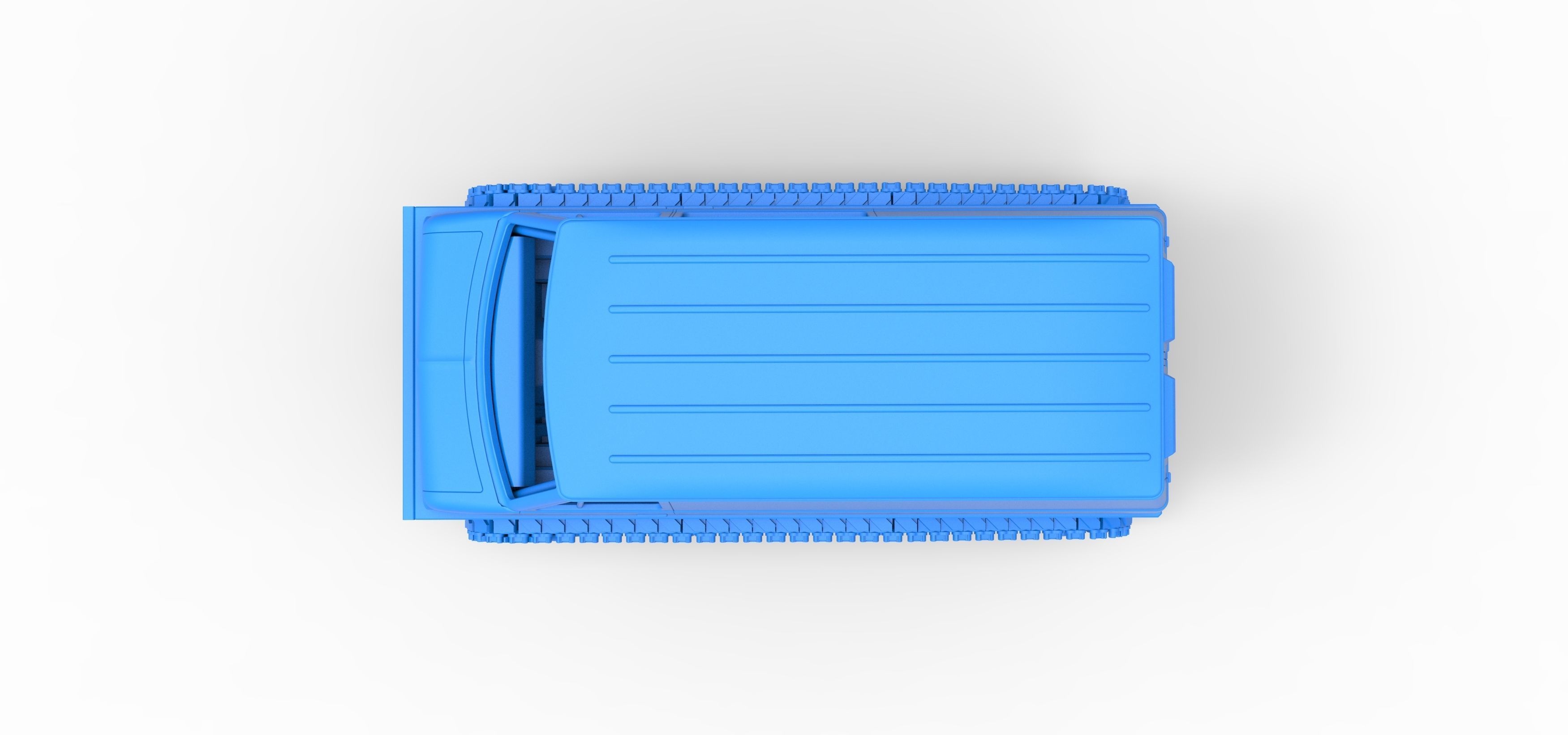 Vintage Monster tank Version 3 Scale 1 to 25 3D print model_36