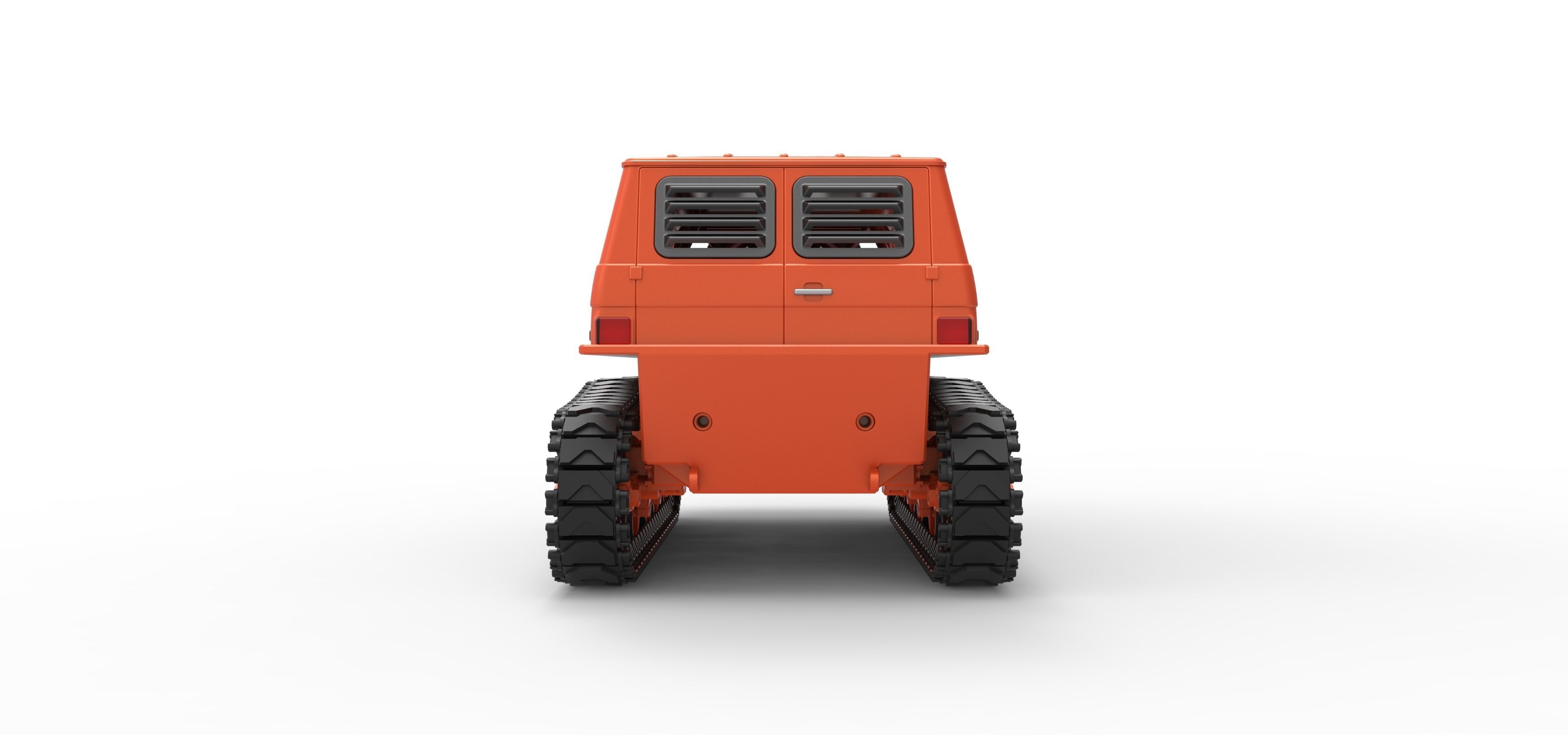 Vintage Monster tank Version 3 Scale 1 to 25 3D print model_14