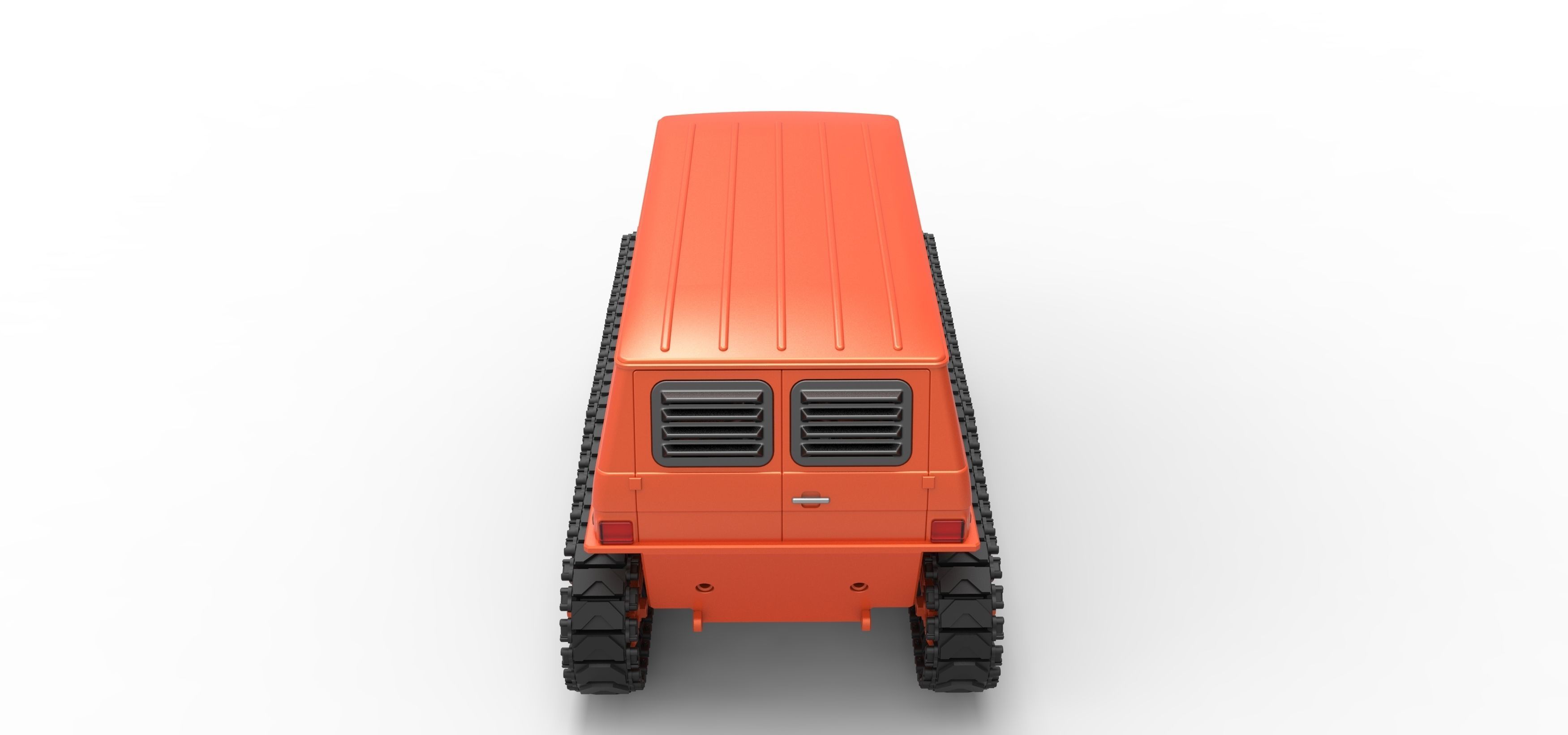 Vintage Monster tank Version 3 Scale 1 to 25 3D print model_15