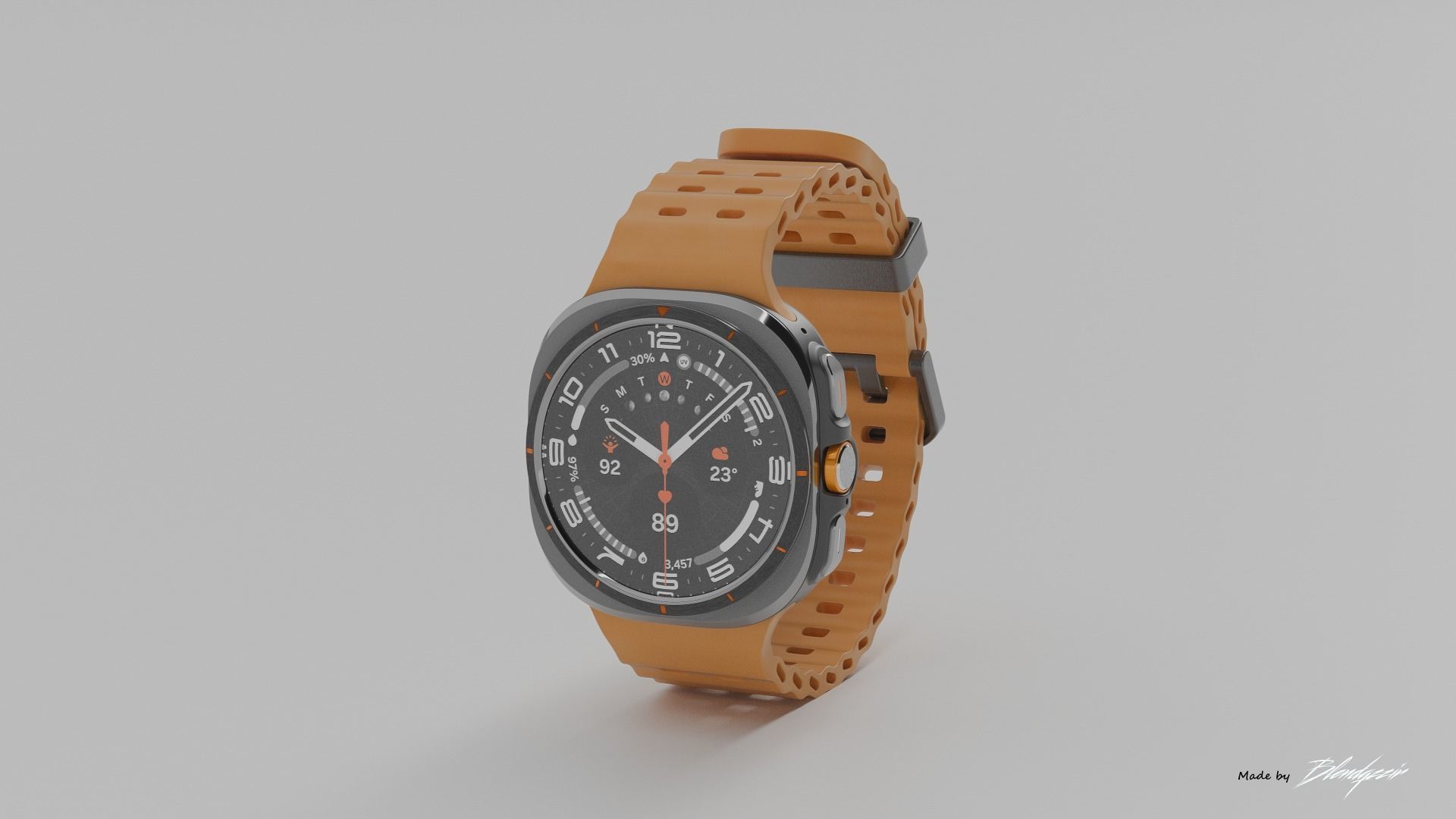SAMSUNG GALAXY WATCH ULTRA 3D model_2
