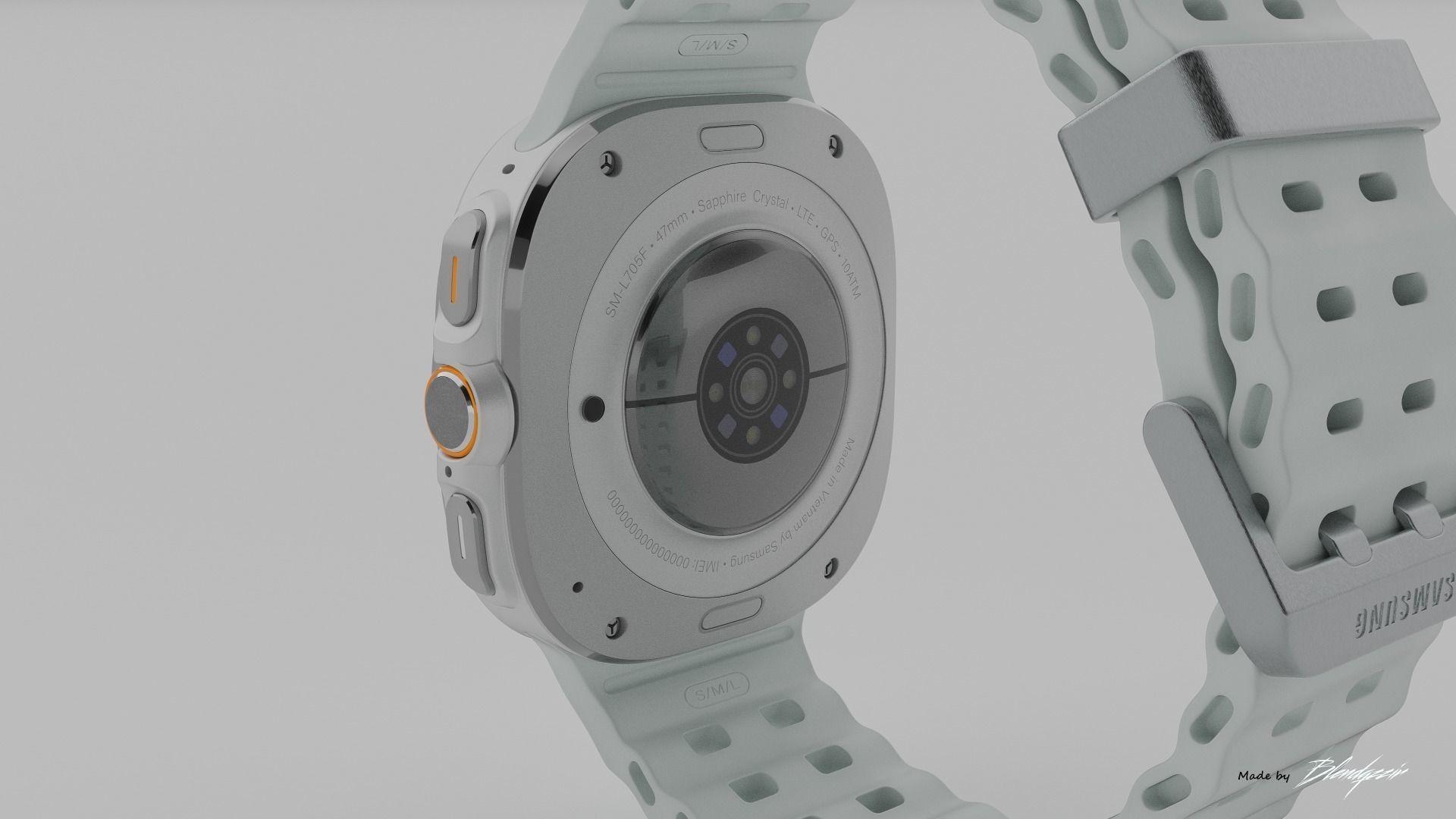 SAMSUNG GALAXY WATCH ULTRA 3D model_14