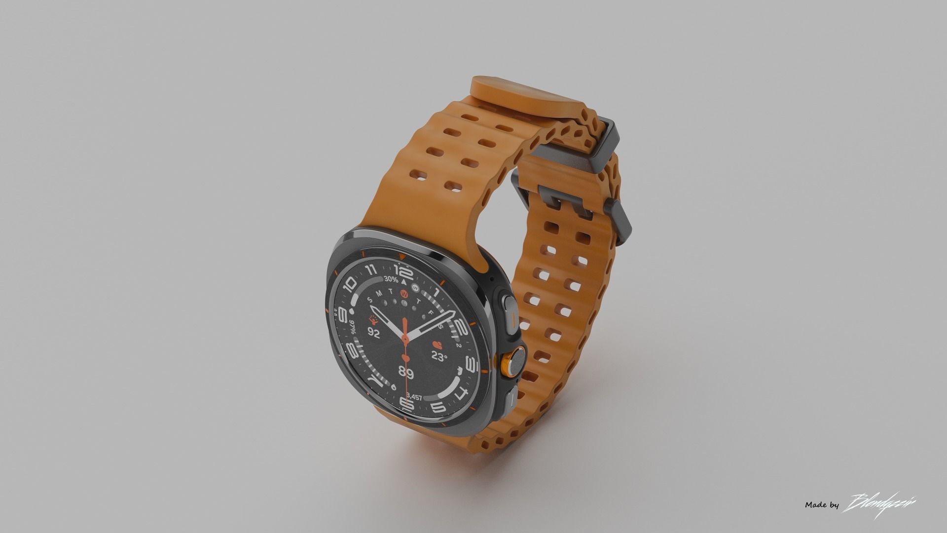 SAMSUNG GALAXY WATCH ULTRA 3D model_8