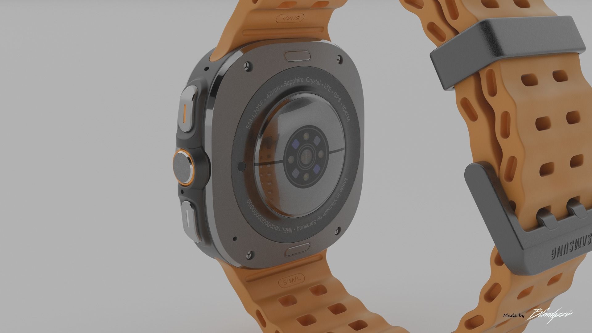 SAMSUNG GALAXY WATCH ULTRA 3D model_5