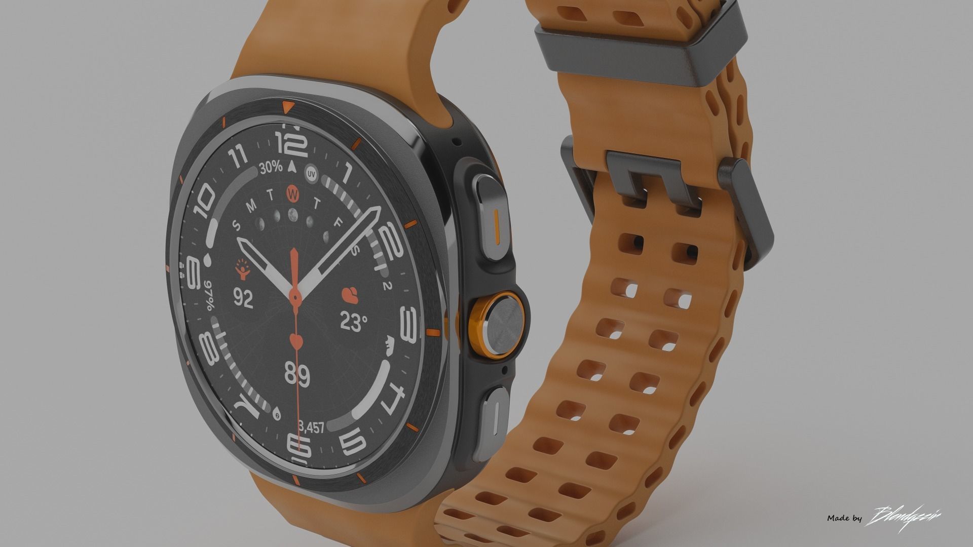 SAMSUNG GALAXY WATCH ULTRA 3D model_3