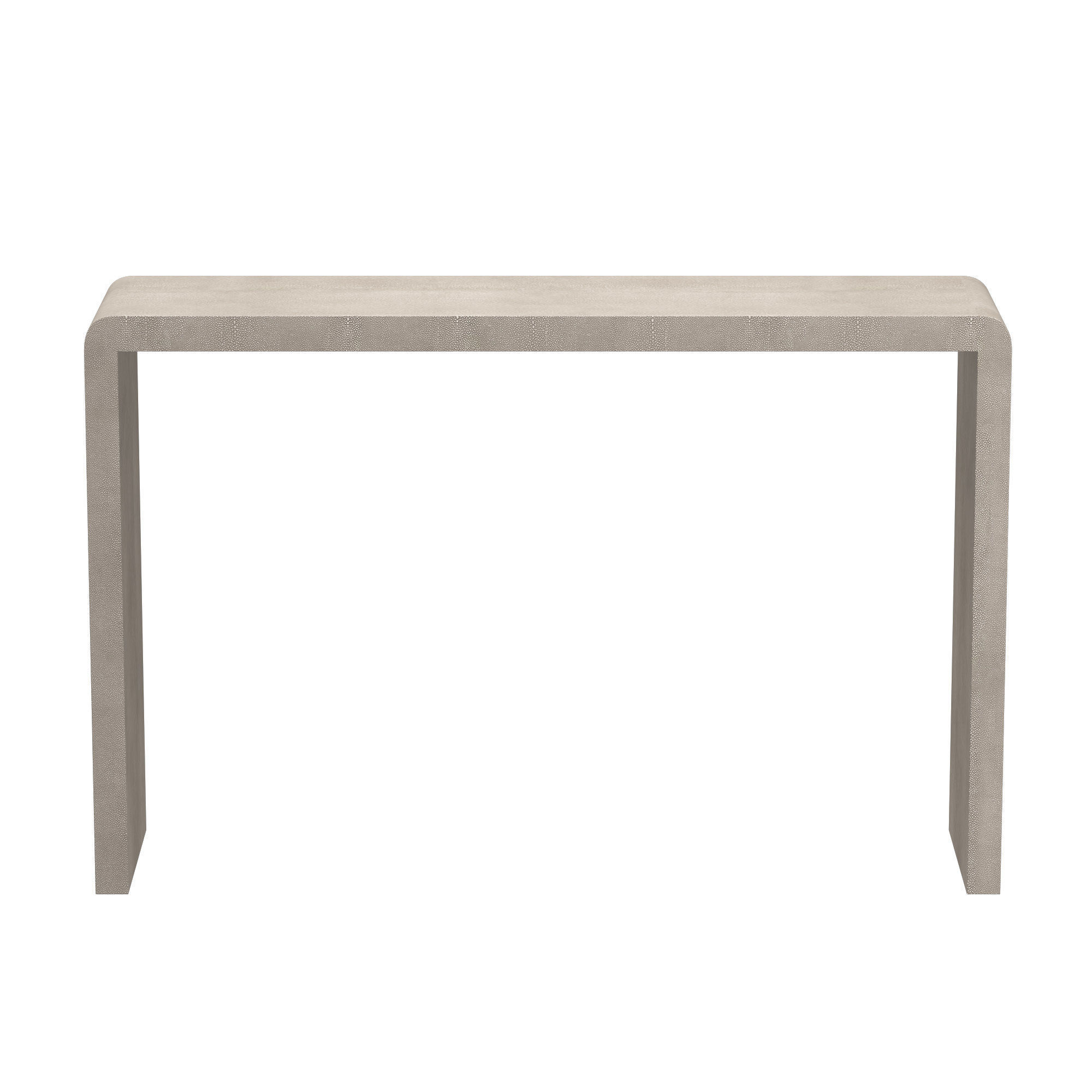 Harlow Console Sand Faux Shagreen 3D model_2
