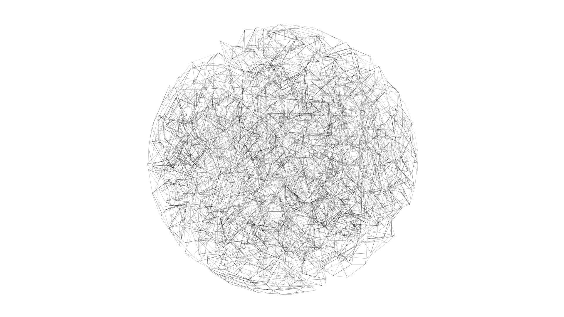 Black Crumpled Paper 3D model_18