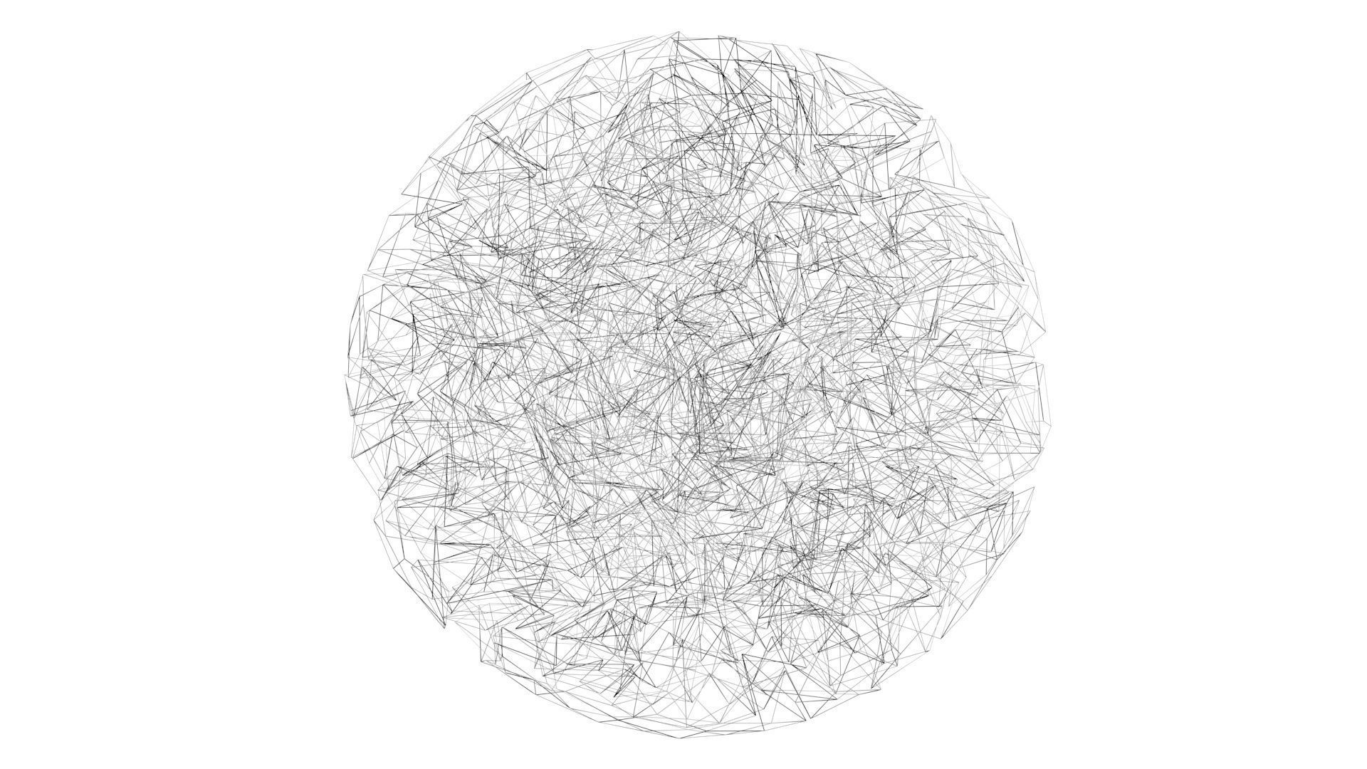 Black Crumpled Paper 3D model_14