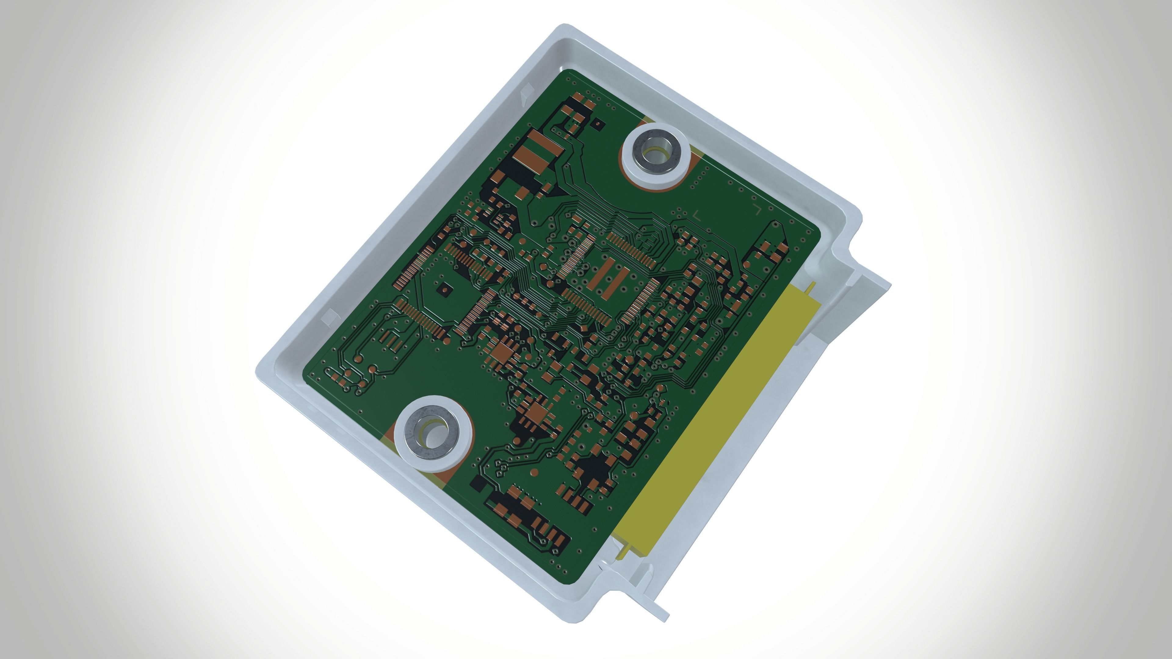 Circuit board 3D model_4