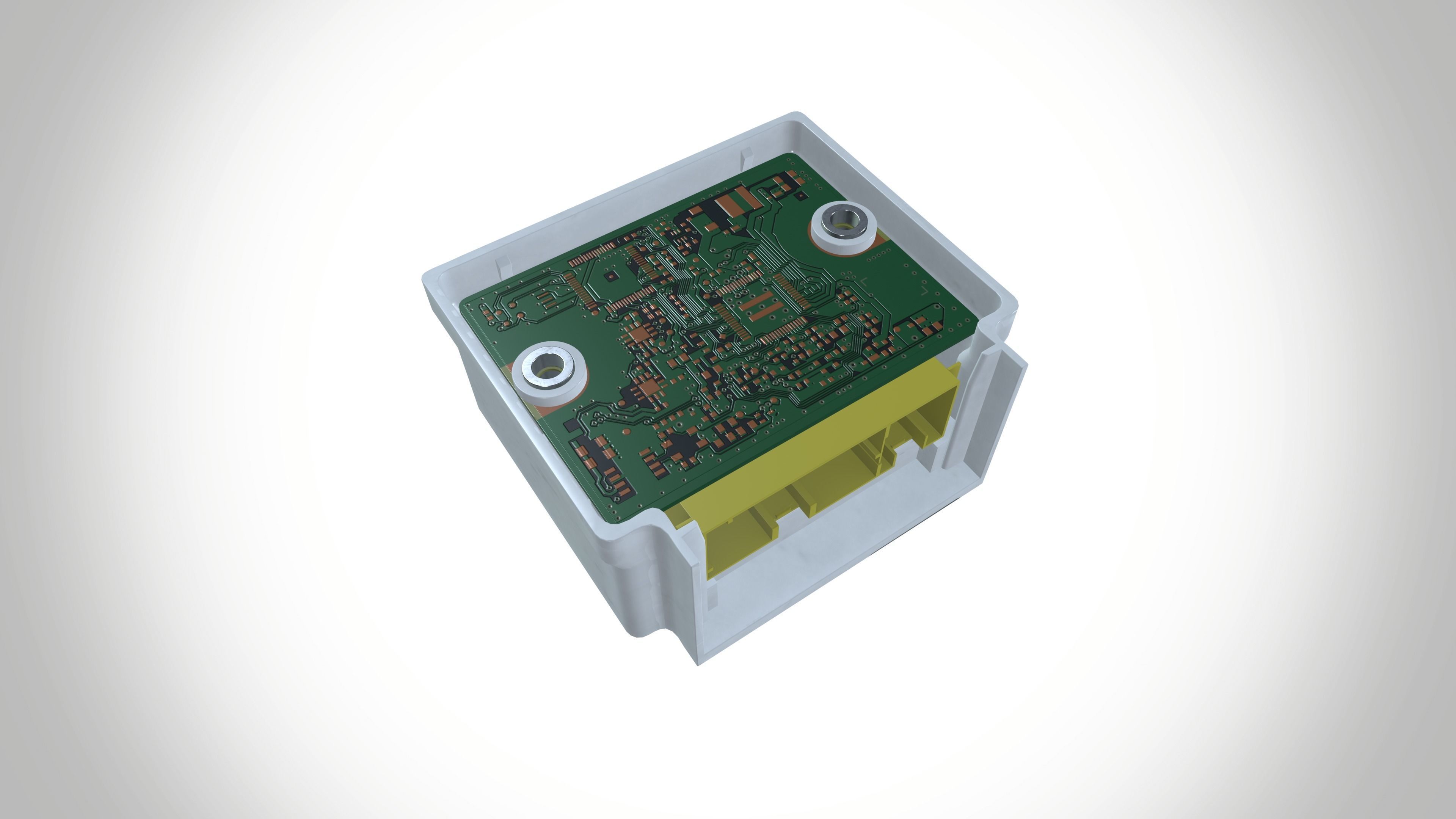 Circuit board 3D model_5