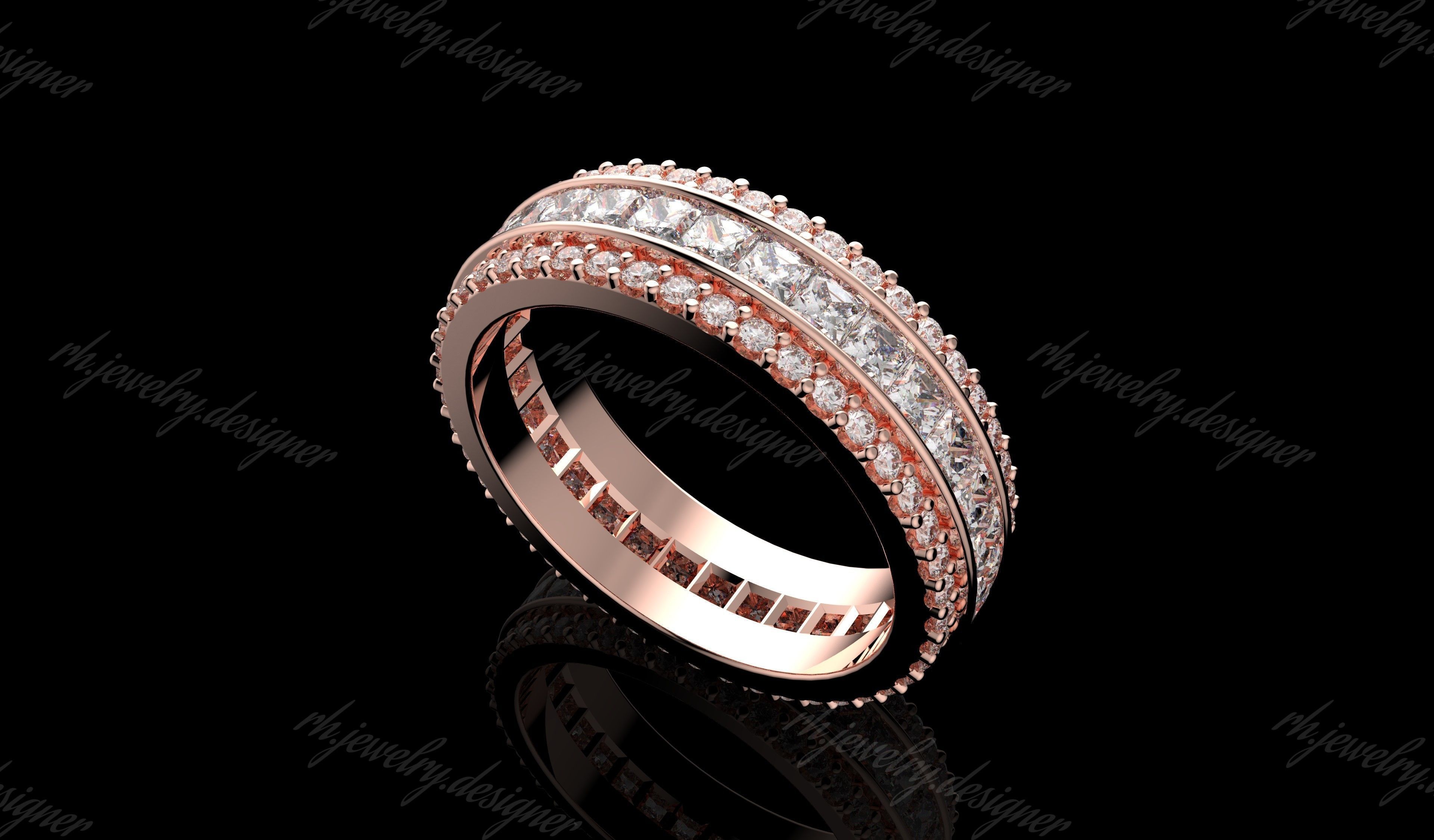 Gold N1186 3D print model_3