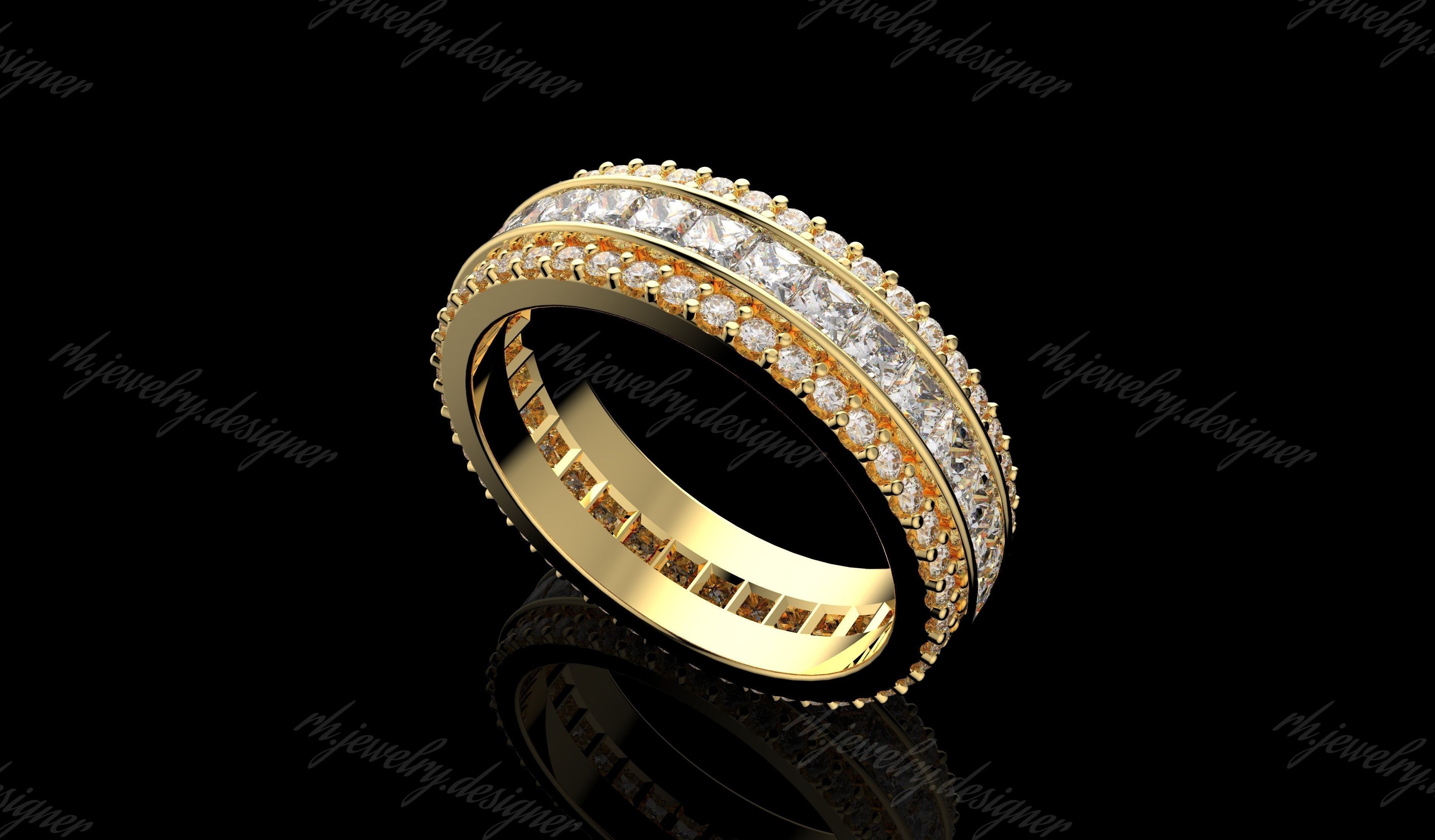 Gold N1186 3D print model_2