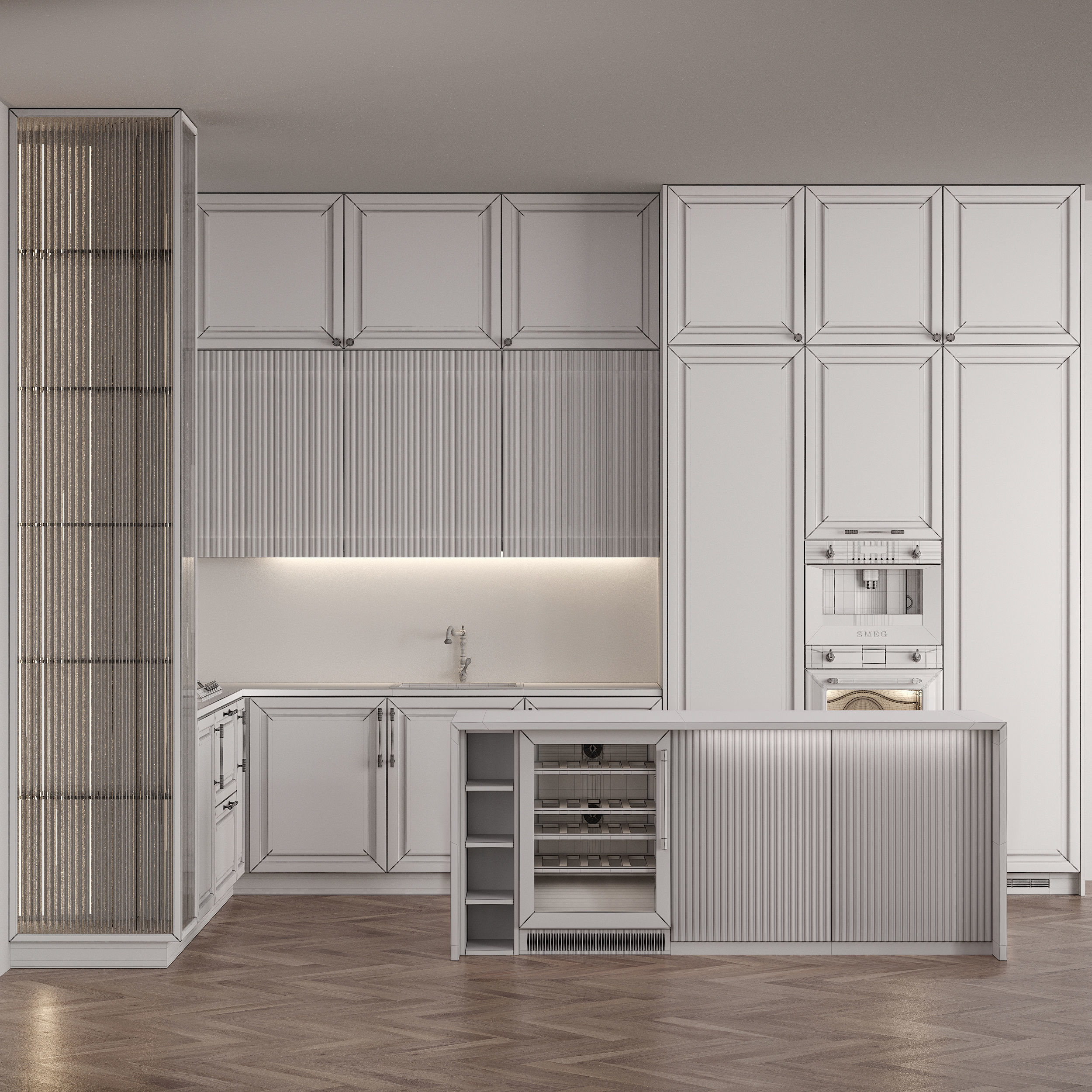 Kitchen 06 3D model_4