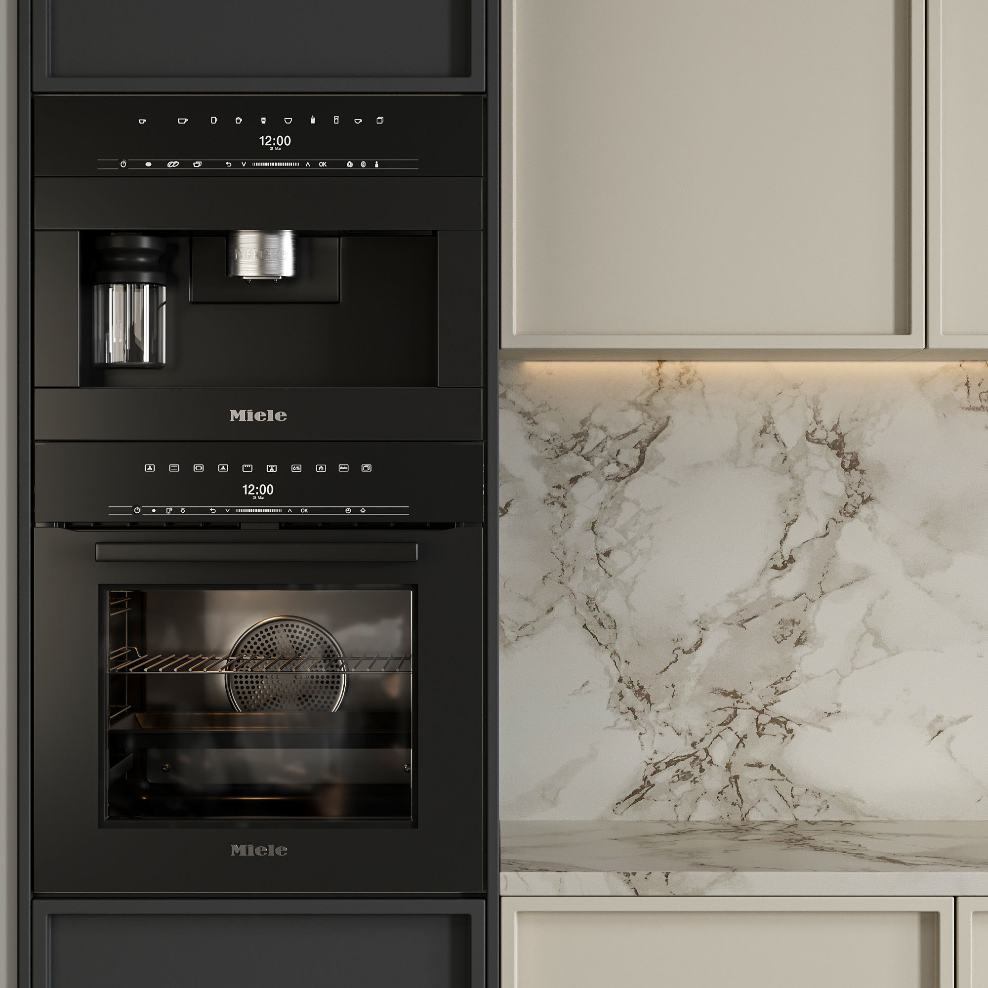 Modern kitchen 08 3D model_5