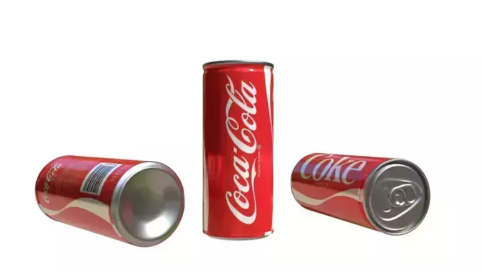 Aluminum  Can  Low-poly 3D model