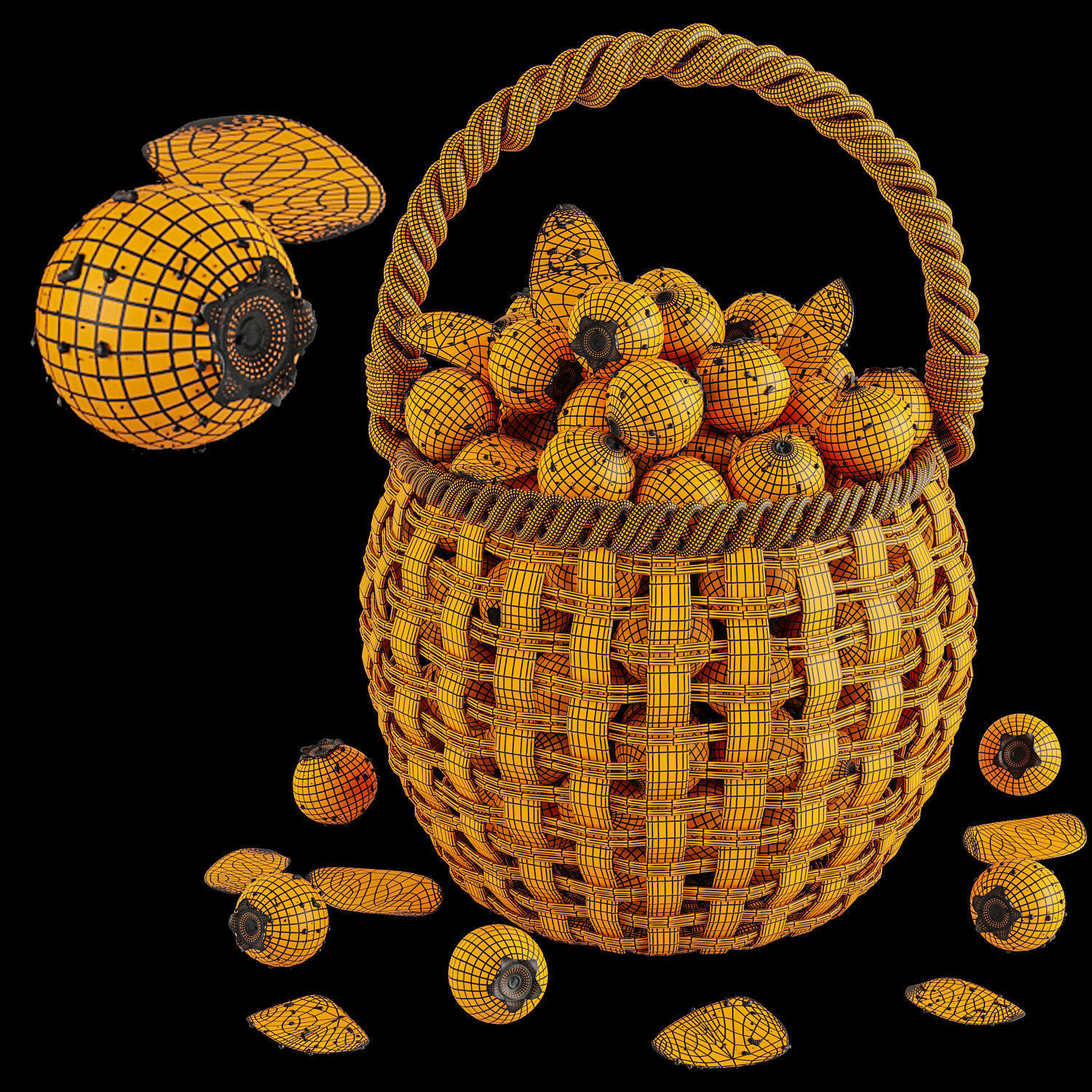 blue berry 3D model_3