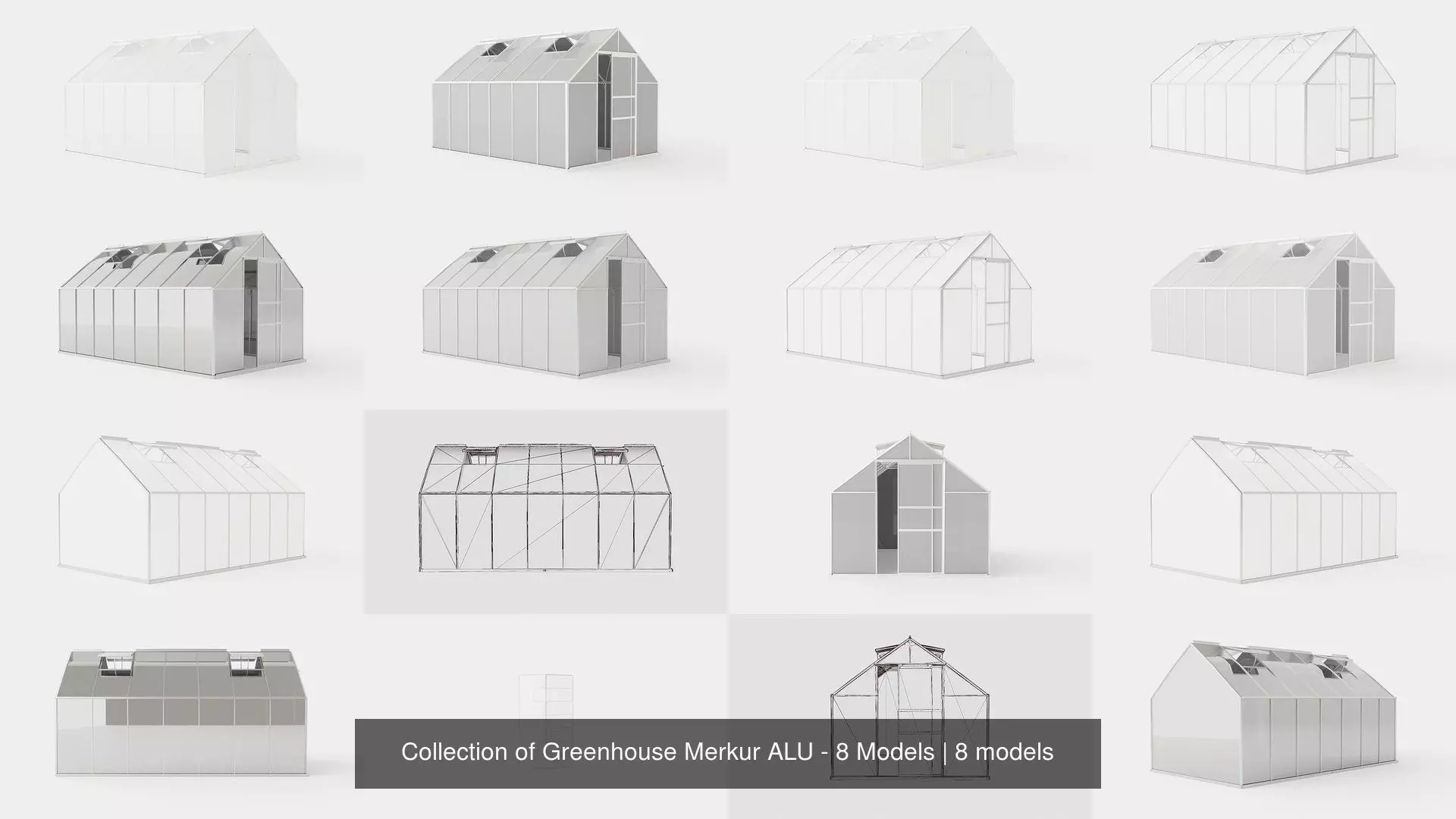 Collection of Greenhouse Merkur ALU - 8 Models _0